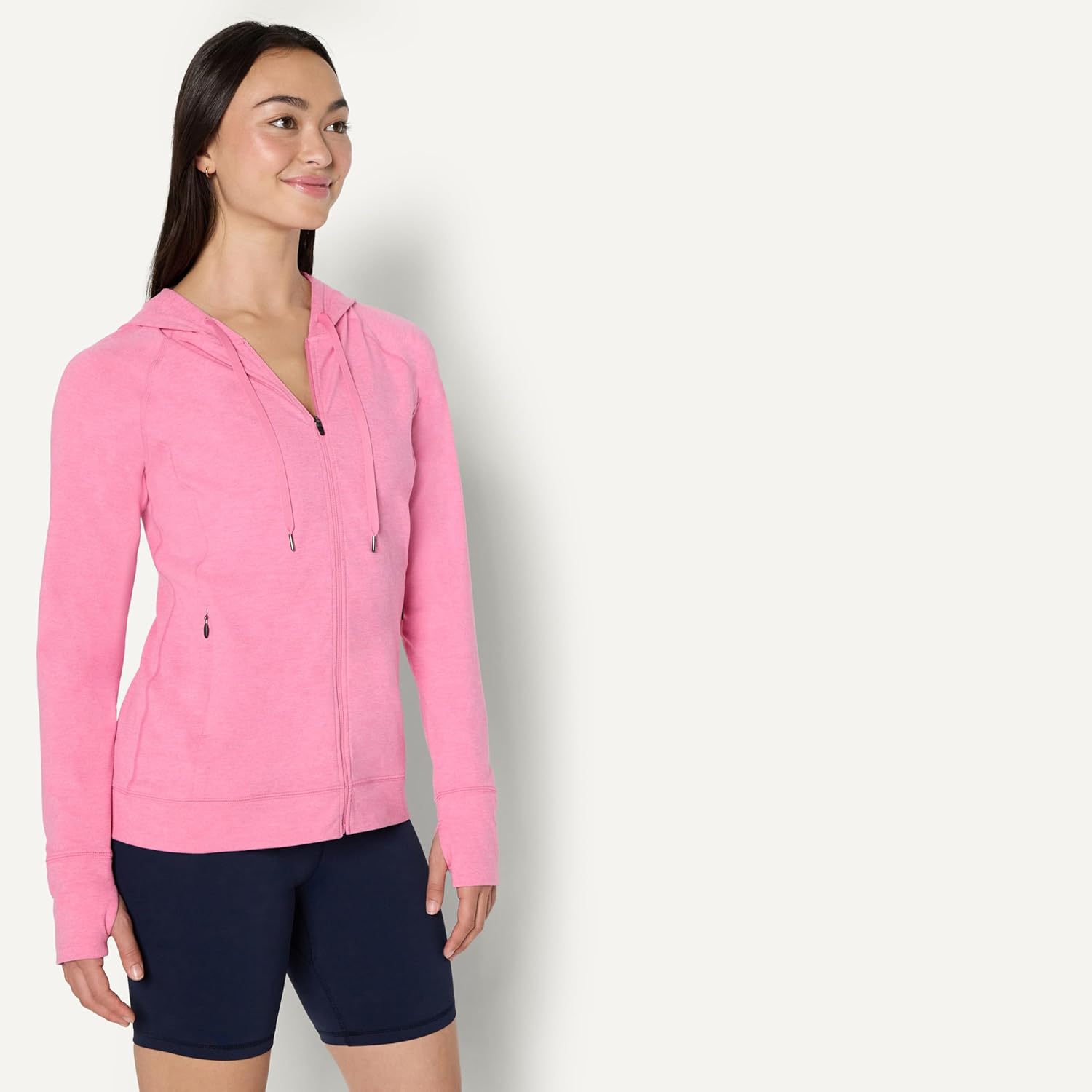 Detalle 2 de Amazon Essentials Women's Athletic Soft Performance Lightweight Zip Up Hoodie Jacket
