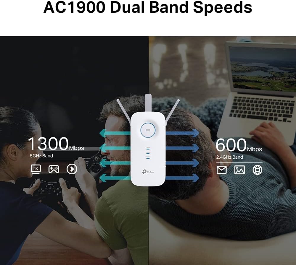 Thumbnail 6 de TP-Link Répéteur WiFi Mesh RE550 (AC1900) pour étendre jusqu’à 150 m²