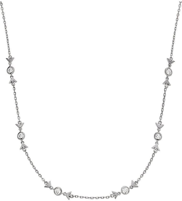 Thumbnail 4 de Collana da donna Emporio Armani in argento sterling con chiusura a moschettone