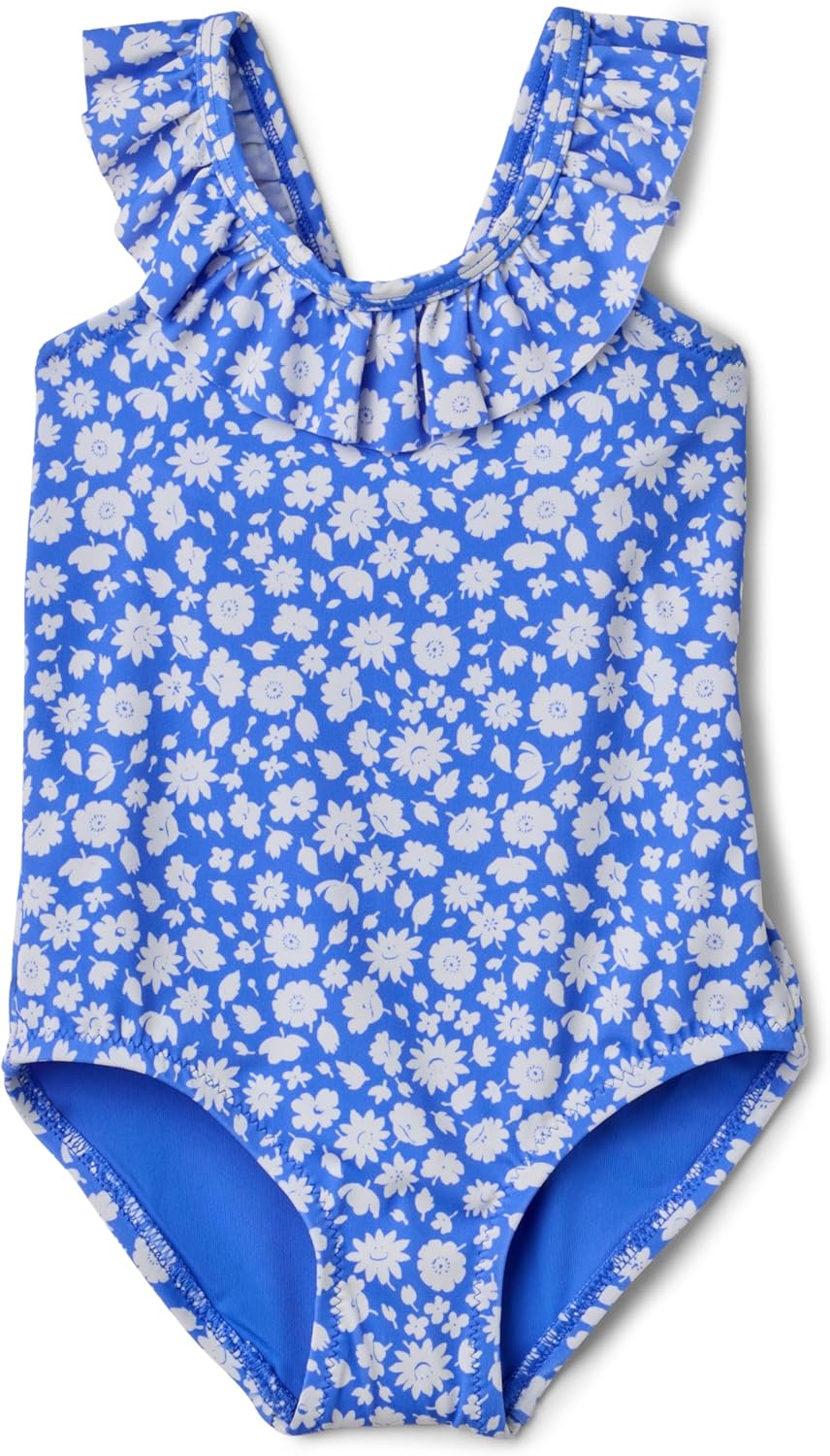 Thumbnail 6 de Amazon Essentials Girls' Frill-Trimmed One-Piece Swimsuit