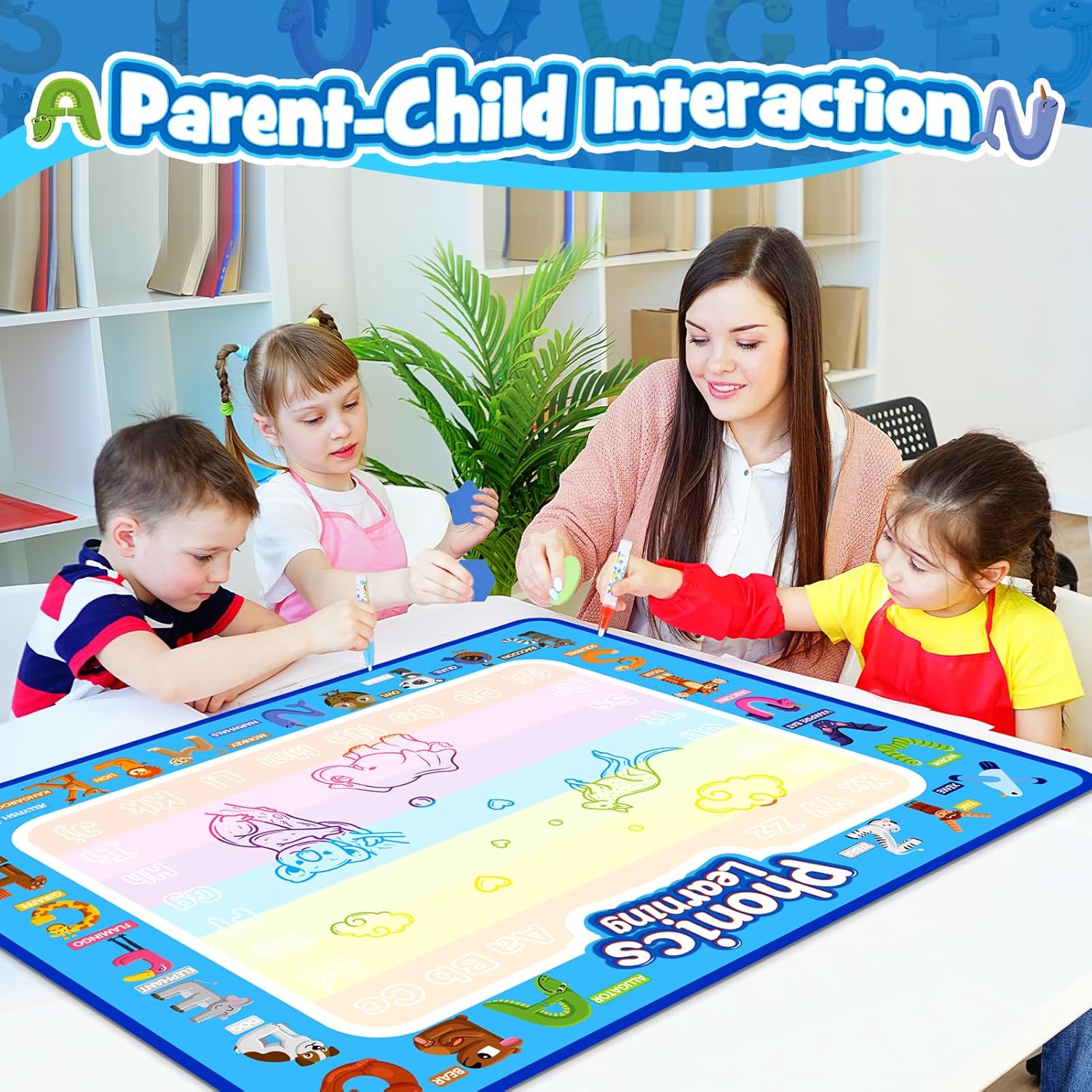 Thumbnail 5 de Grriopi Water Doodle Mat 80×60 cm for Toddlers 🎲