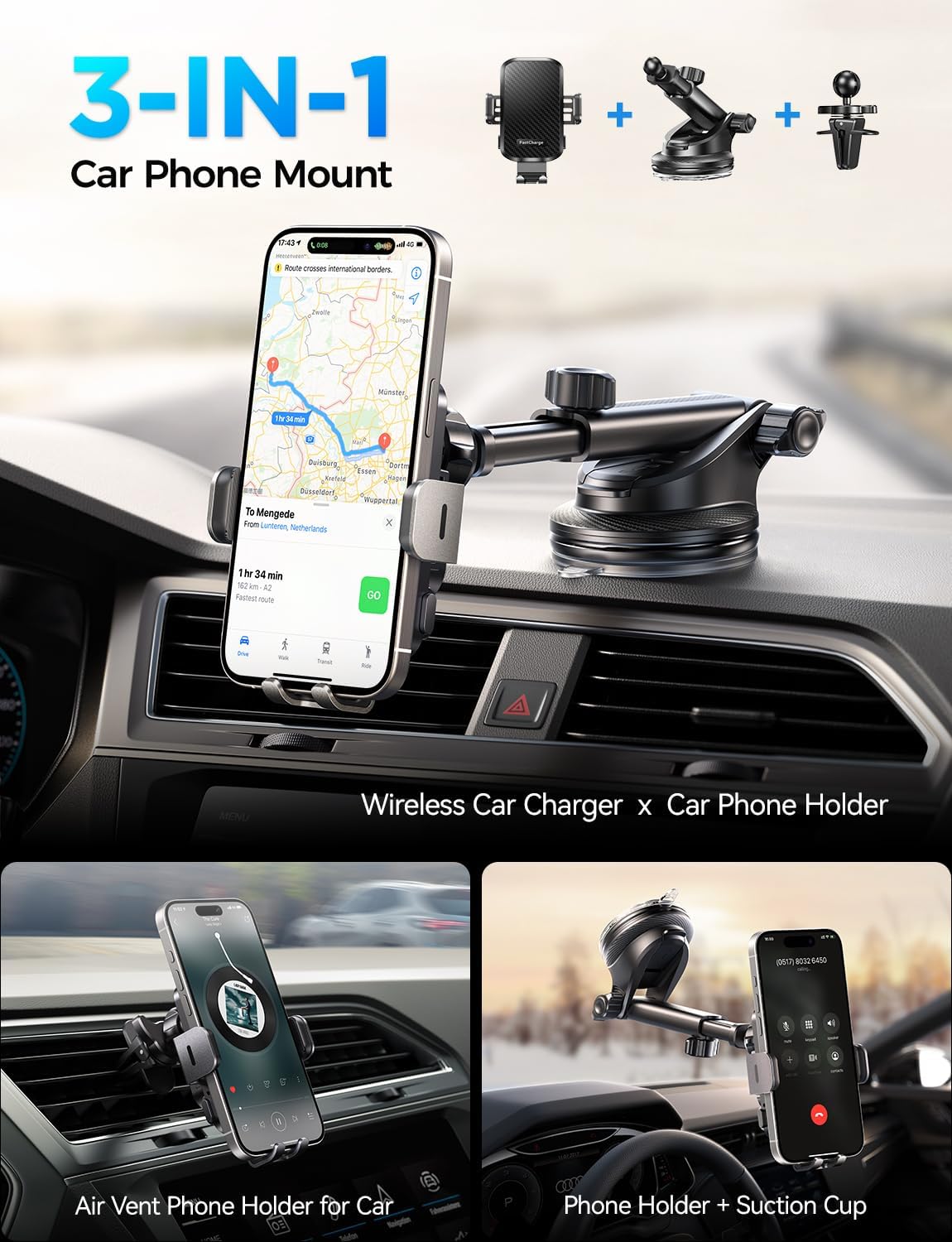 Thumbnail 1 de CHGeek 15W Wireless Car Charger