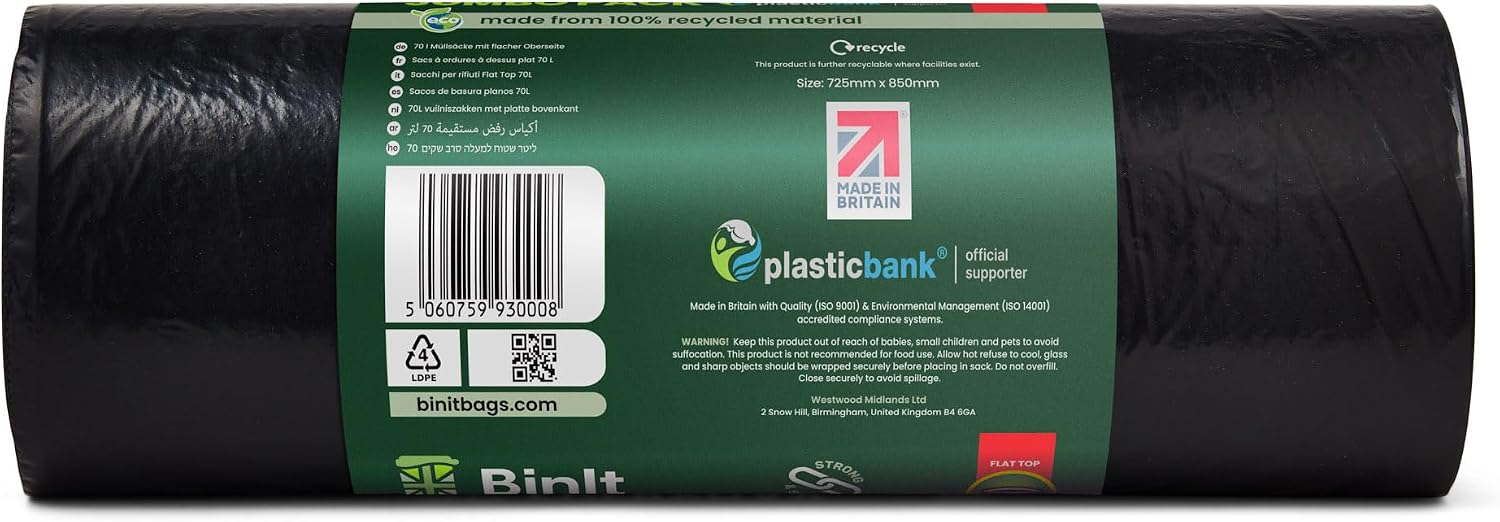 Thumbnail 3 de BIN IT 90 Jumbo Pack 70L Bin Bags