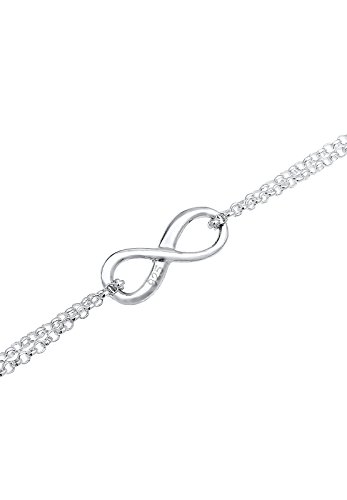 Thumbnail 3 de Elli Collier Femme Foulard L'Infini en Argent Sterling (925/1000) - Maille ras du cou ajustable