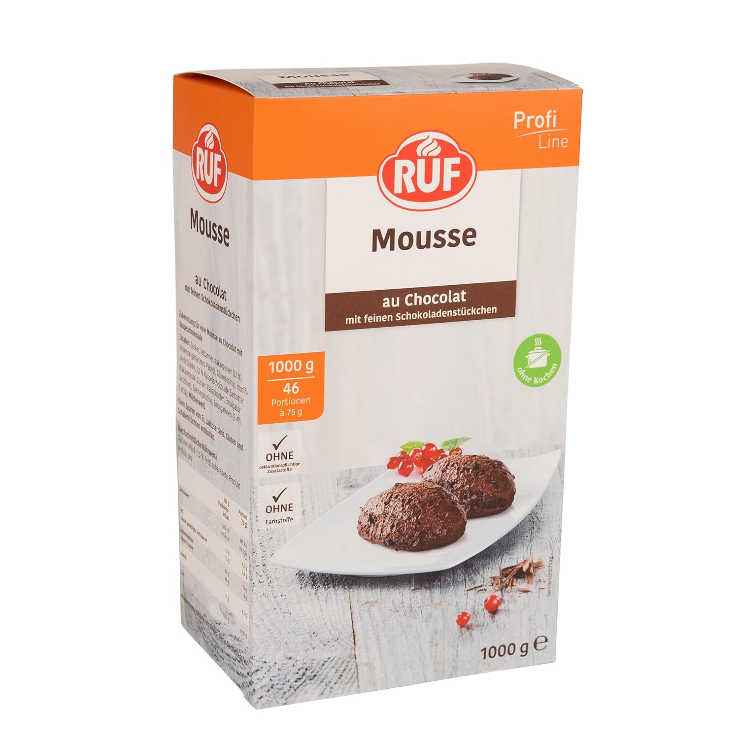 Thumbnail 5 de RUF Mousse Bourbon-Vanille (1 x 1000 g) – portionsfertige Dessertmousse ohne Kochen