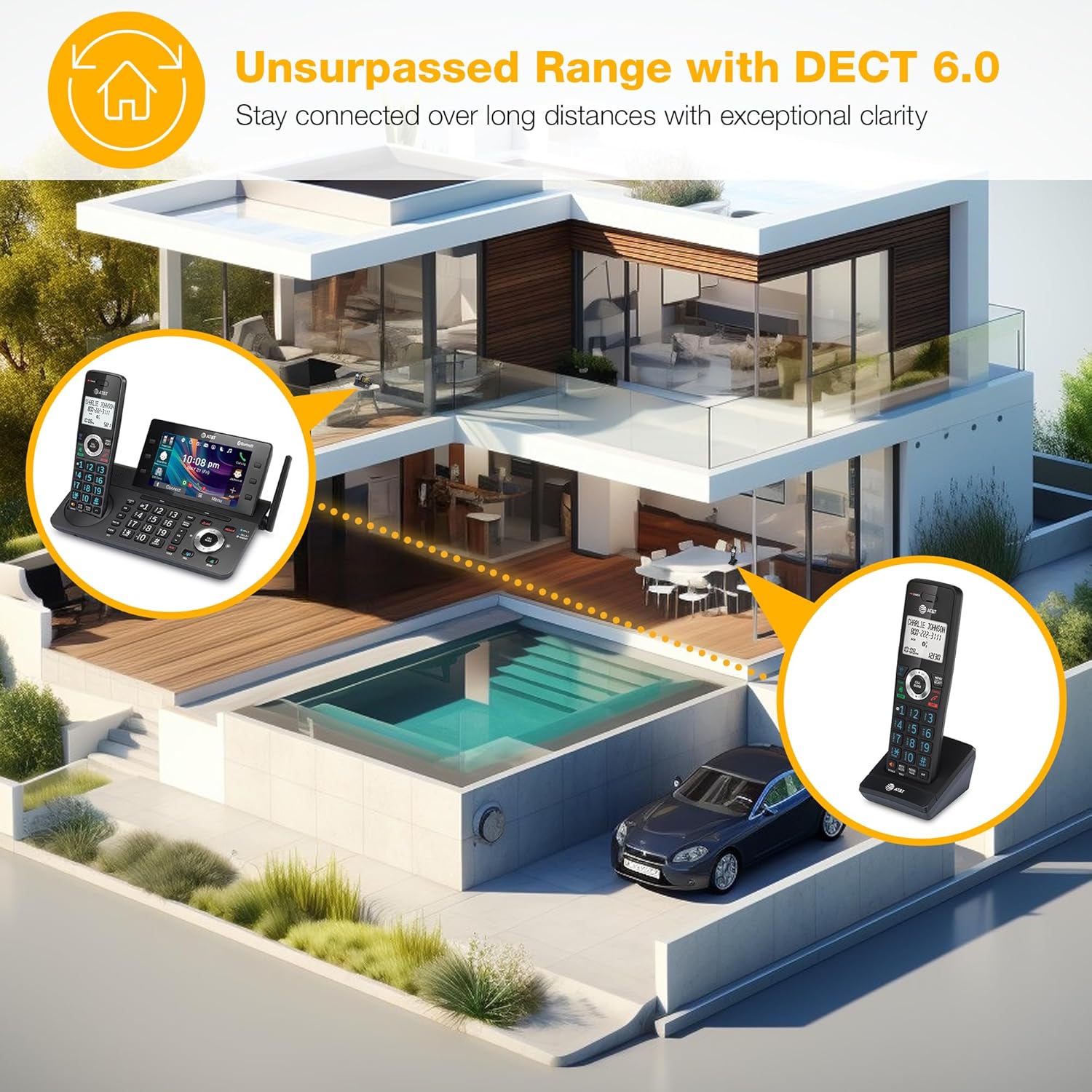 Thumbnail 2 de AT&T DLP73490 5" Color Display Cordless Phone 📞