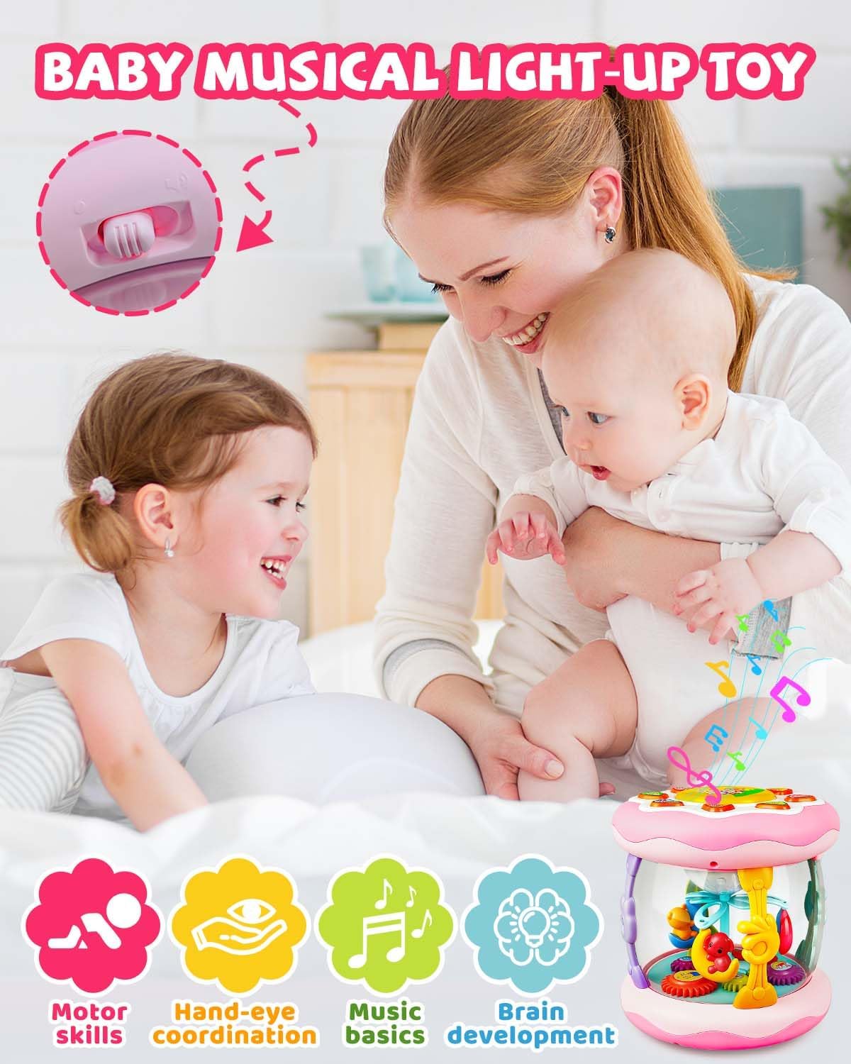Detalle 2 de Baby Musical Toys Light Up Musical Sensory Toy for 6–12 Months
