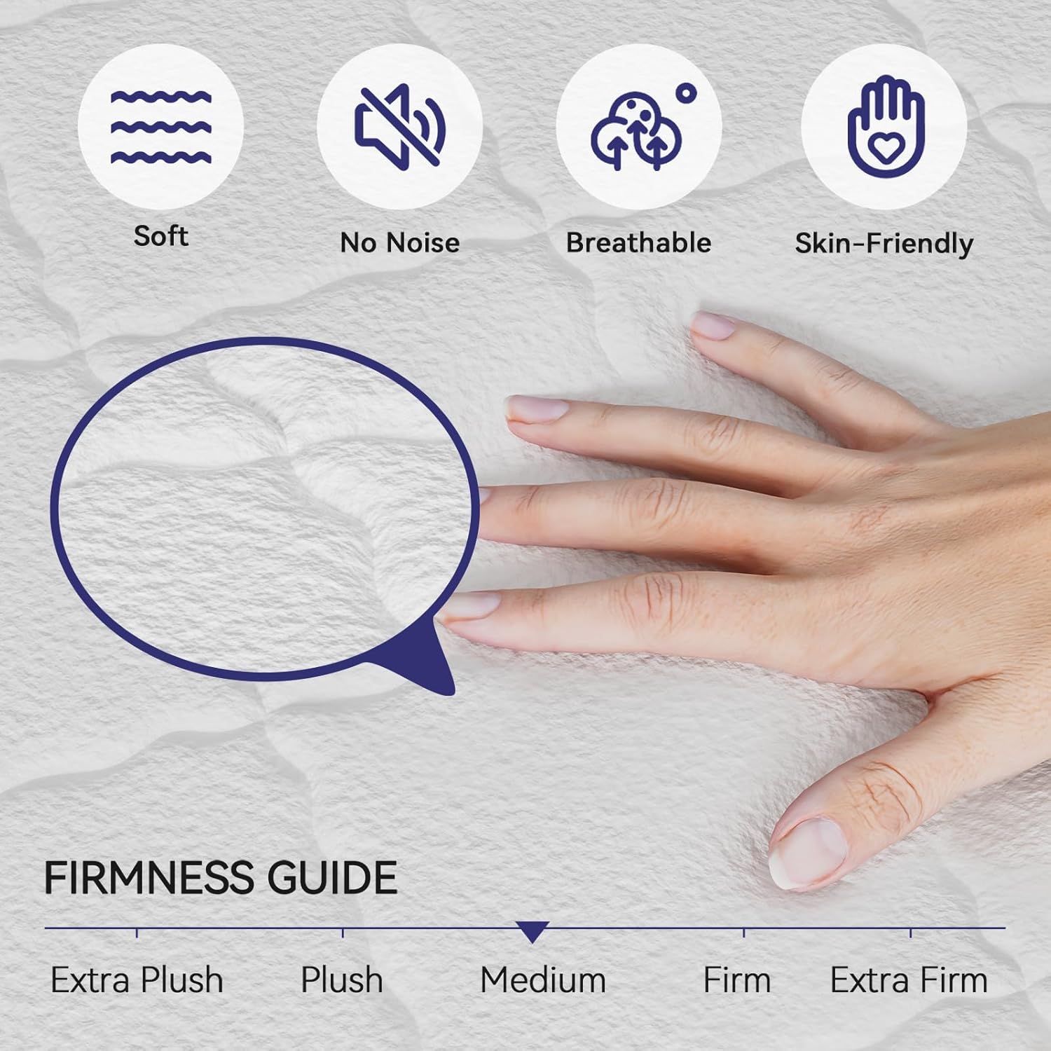 Thumbnail 2 de dosleeps Single Mattress 3FT 9-Zone Pocket Sprung 9.4 Inch mattress