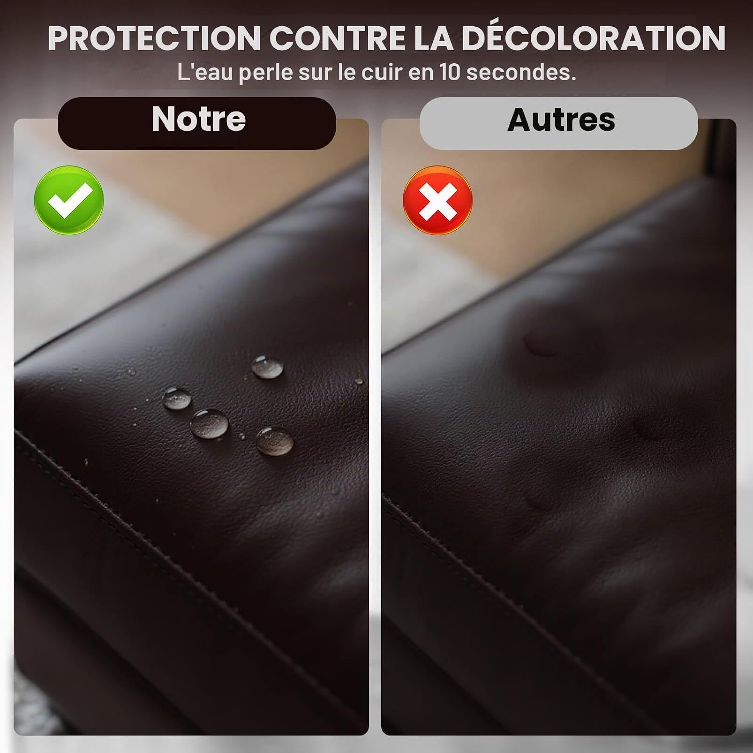 Detalle 2 de AWOWZ reparatiebalsem voor leer, donkerbruin, 250 ml
