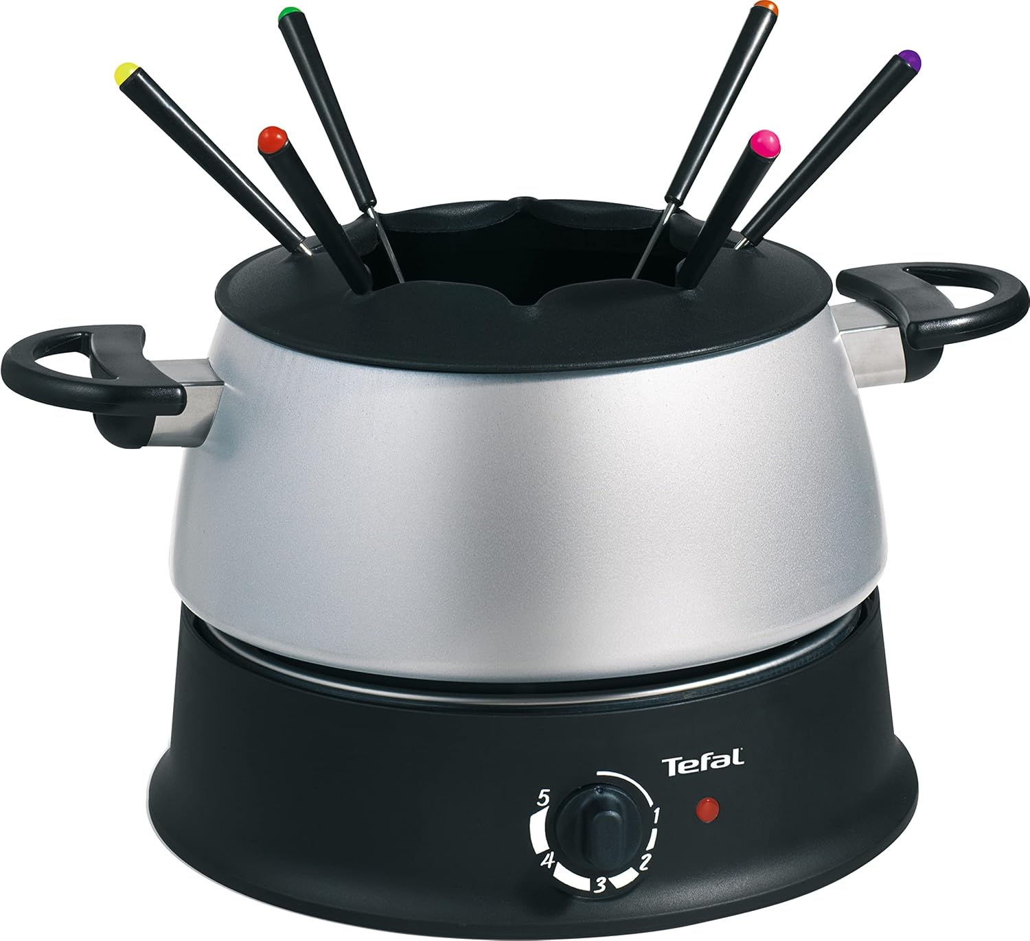 Detalle de Tefal Multi Caquelon EF3000.10 fondueapparaat voor 6 personen met antiaanbaklaag