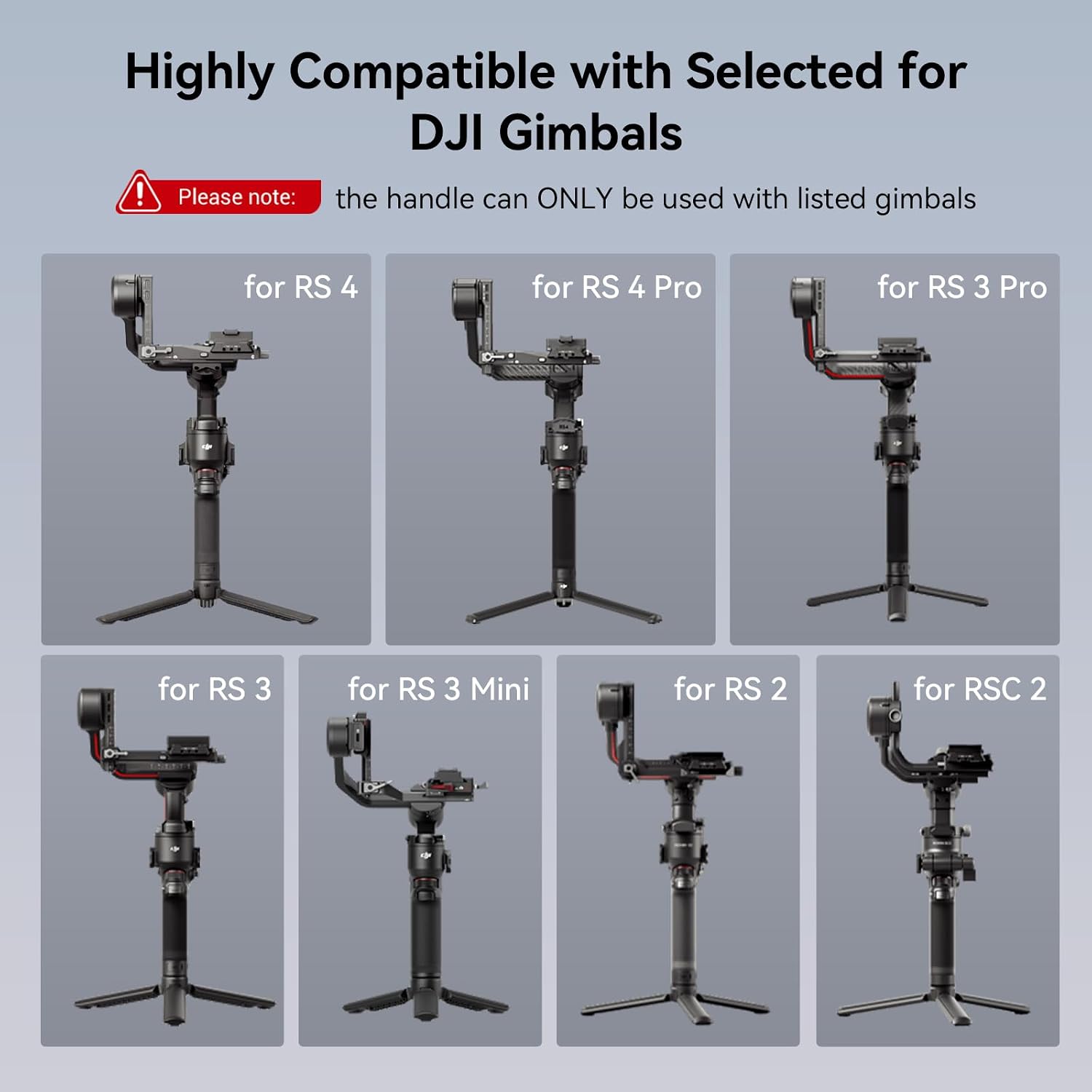 Thumbnail 1 de SMALLRIG 3028D Adjustable Sling Handgrip Gimbal Sling Handle for DJI RS Series