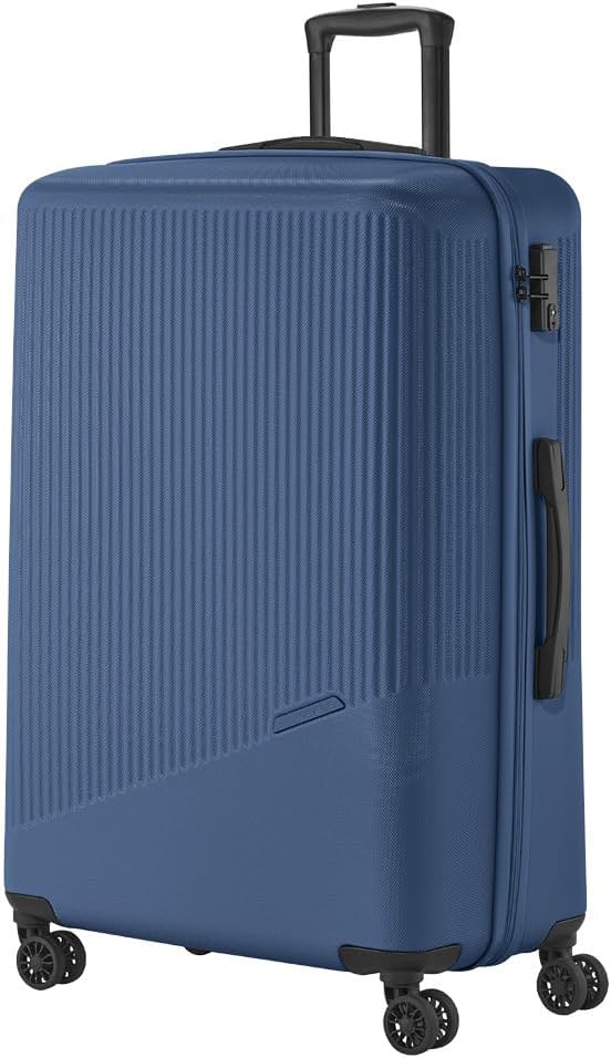 Detalle de Travelite 4-Rad Hartschalenkoffer groß 96 Liter Bali ABS mit TSA Schloss – 77 cm
