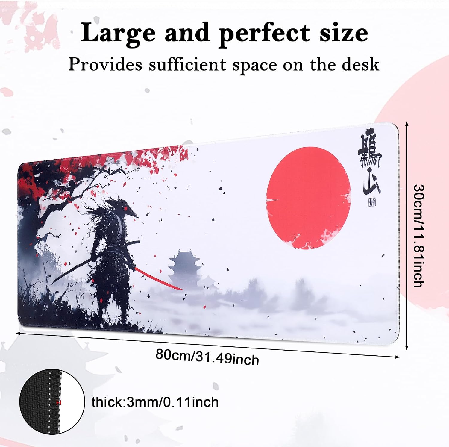 Detalle de Yimomoyi Non Slip Mouse Pad 800x300mm