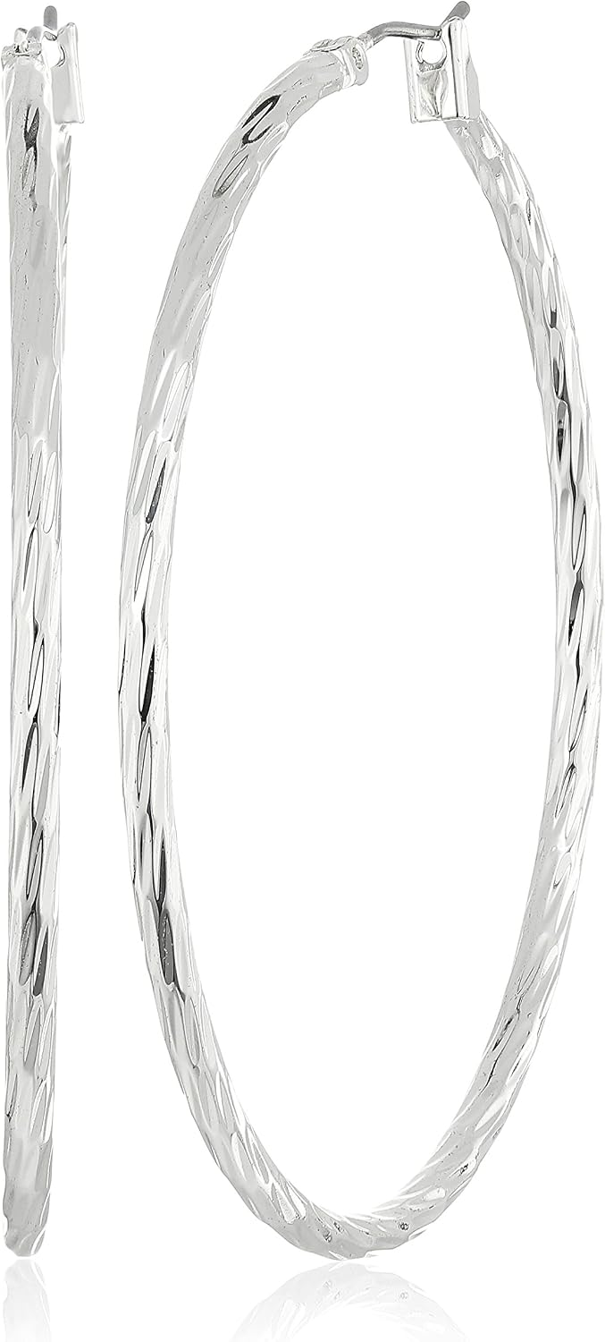 Thumbnail 6 de Anne Klein Hoop Earrings, 0.88-Inch