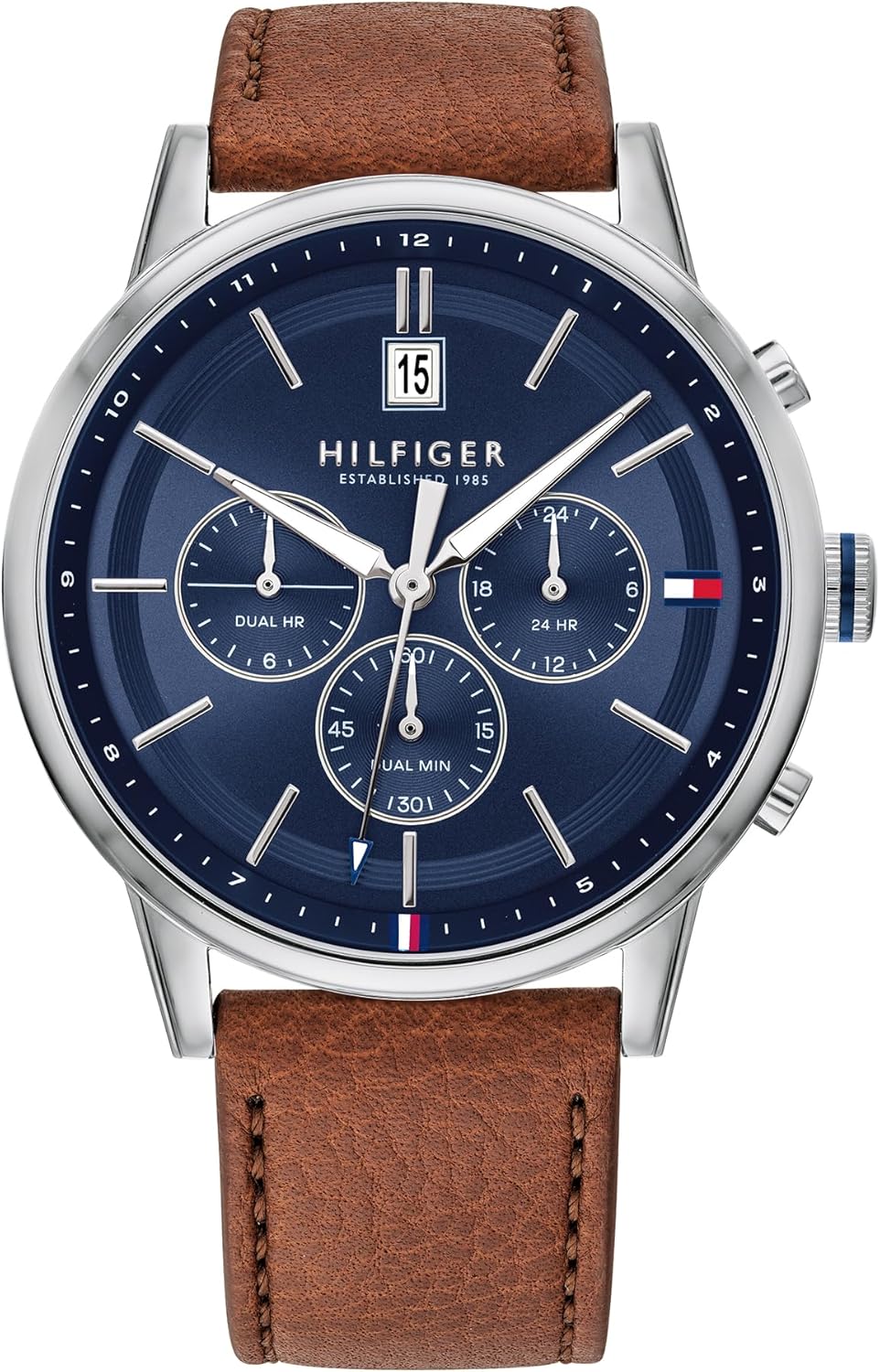 Thumbnail 5 de Tommy Hilfiger Multi Zifferblatt Quarz Uhr für Herren – Edelstahl- oder Lederarmband