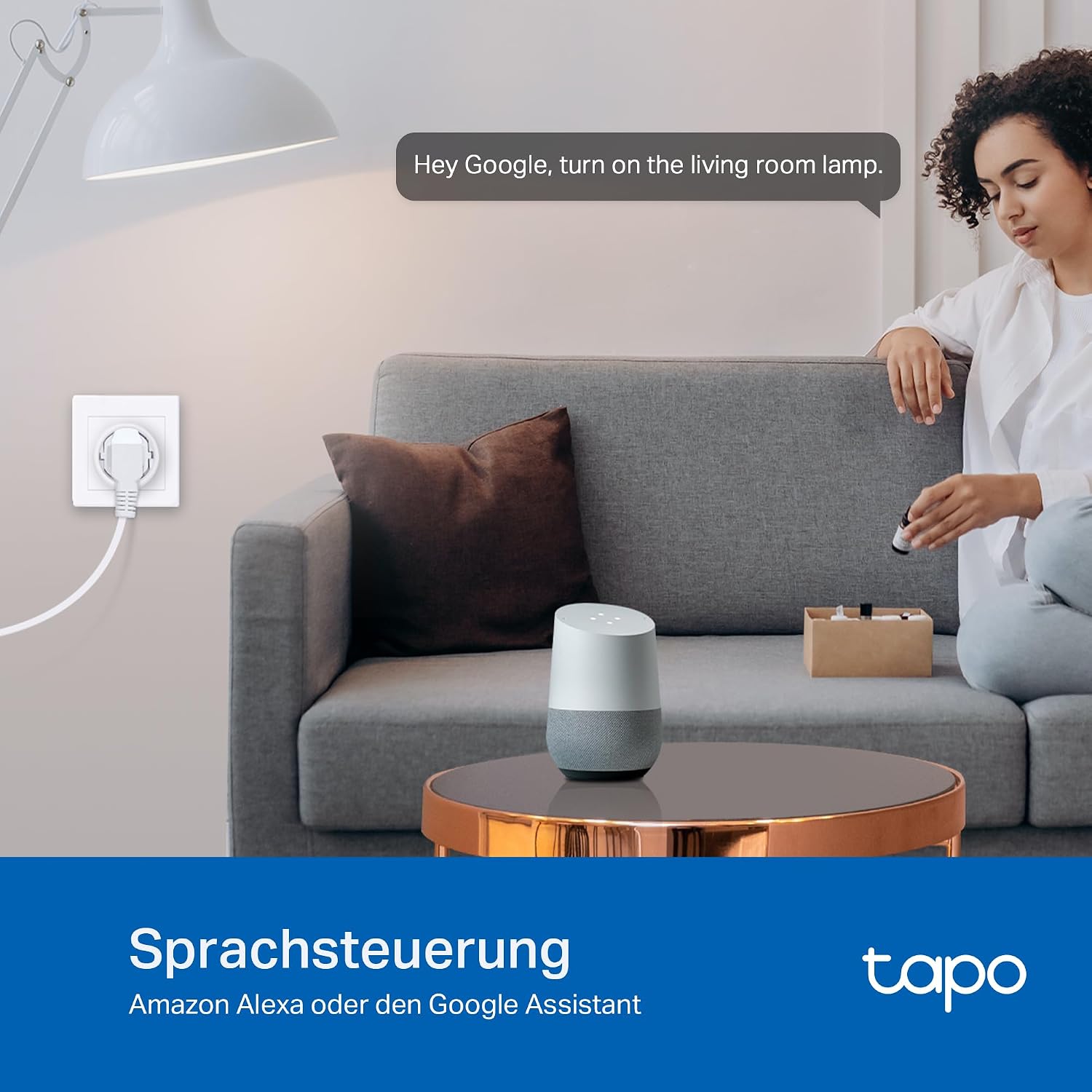 Detalle de Tapo P115 Smart WLAN-Steckdose mit Energiemonitoring – kompakt, ohne Hub
