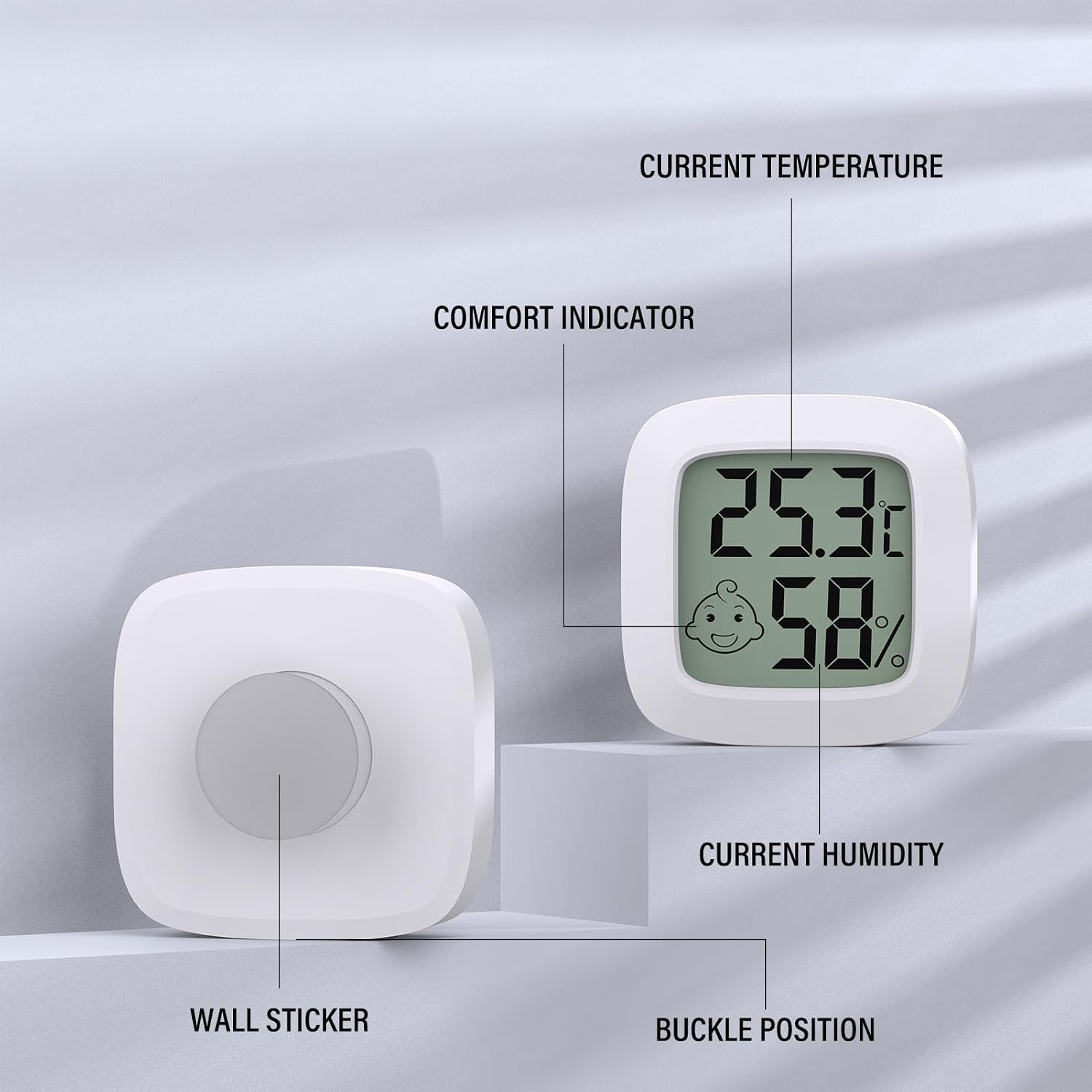 Thumbnail 3 de 4 Pack Room Thermometer 4-pack hygrometer set 🌡