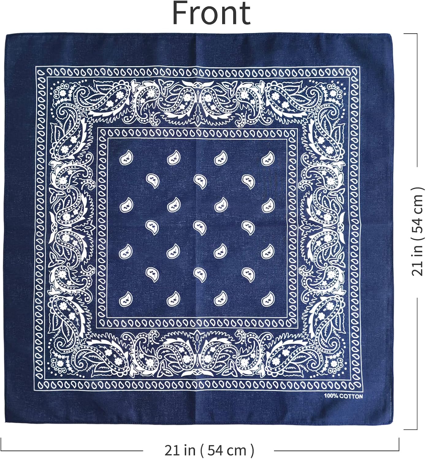 Thumbnail 1 de APIGANIZ 100% Cotton Bandanas, 21 x 21 Inches, Set of 6