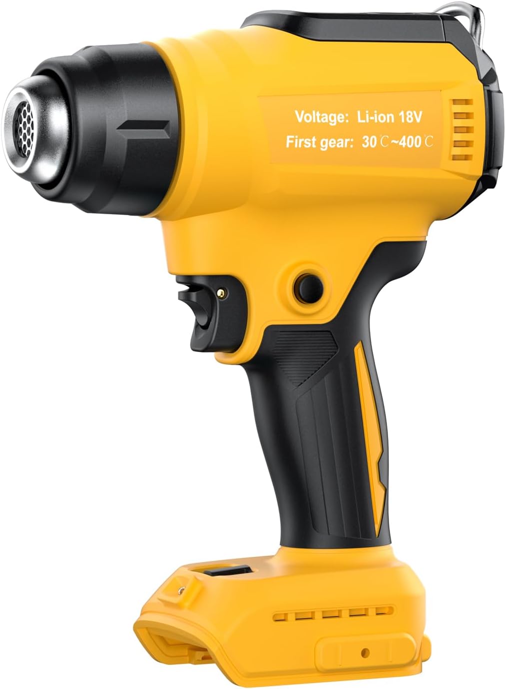 Thumbnail 6 de GGiking draadloos heteluchtpistool voor Dewalt-accu, met 4 mondstukken