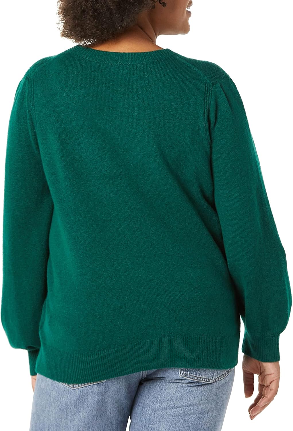 Thumbnail 1 de Amazon Essentials Damen Soft-Touch-Pullover mit plissierter Schulter und Rundhalsausschnitt