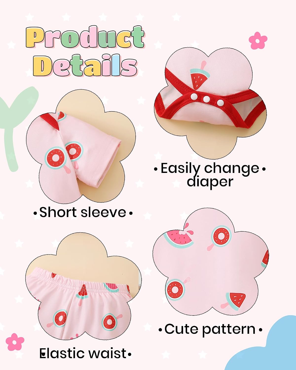 Detalle de NZRVAWS Baby Outfit Set, 0–18 Months