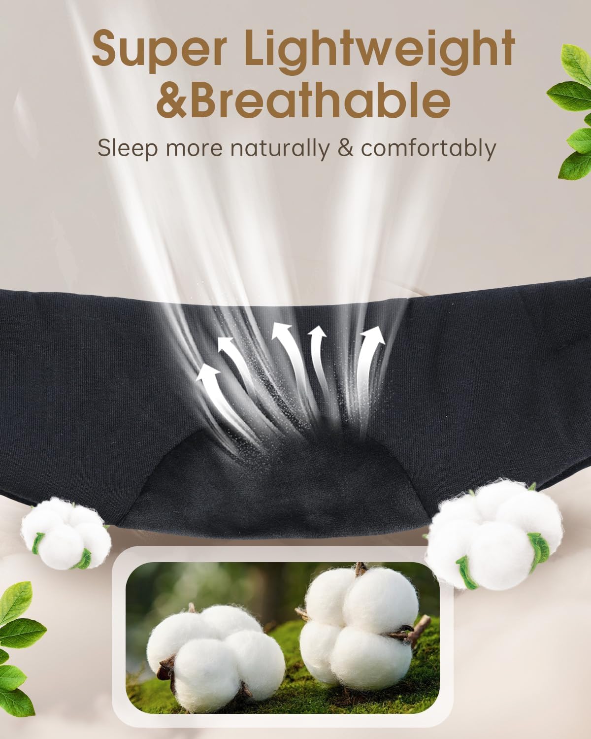 Thumbnail 1 de MUSICOZY Bluetooth Sleep Mask 16H sleep headphones