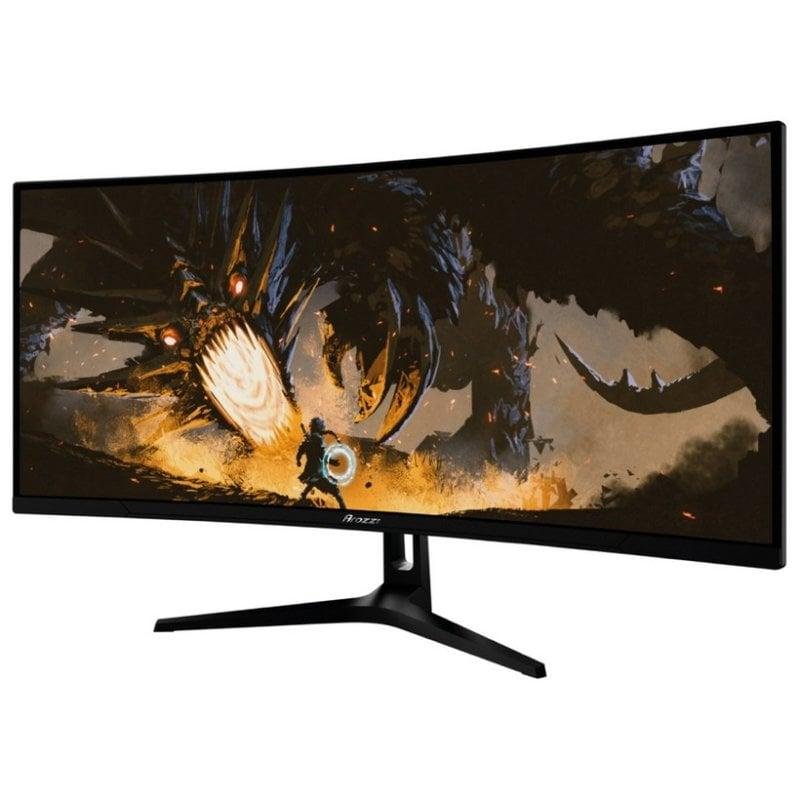 Detalle 2 de Monitor Arozzi Nova 34" UltraWide QHD 165 Hz VA Curvo HDR con altavoces