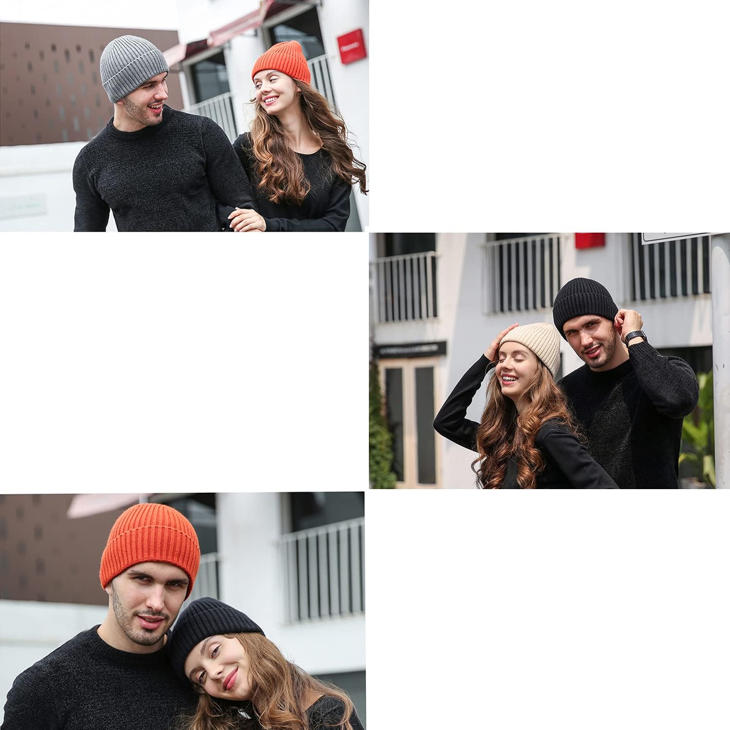 Thumbnail 6 de Irzaki Herren Beanie – Wintermütze mit Fleece-Manschette, Strickwolle und Totenkopf für Outdoor & Alltag