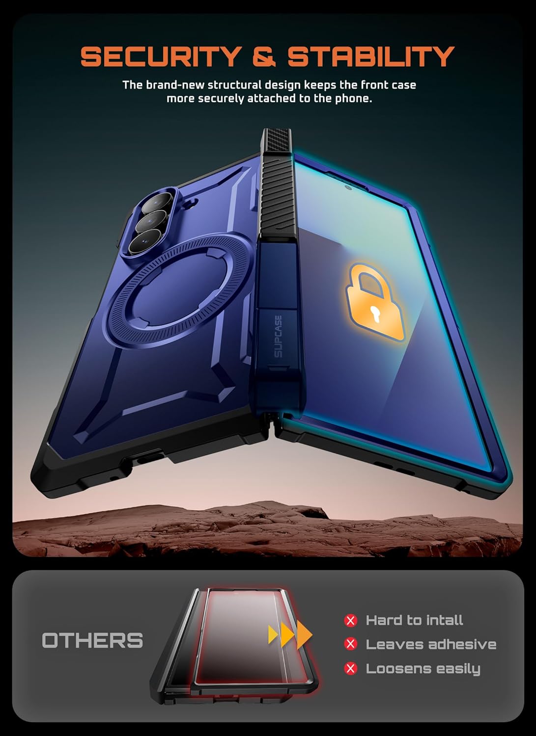 Thumbnail 5 de SUPCASE Samsung Galaxy Z Fold 7 Rugged Case with Kickstand