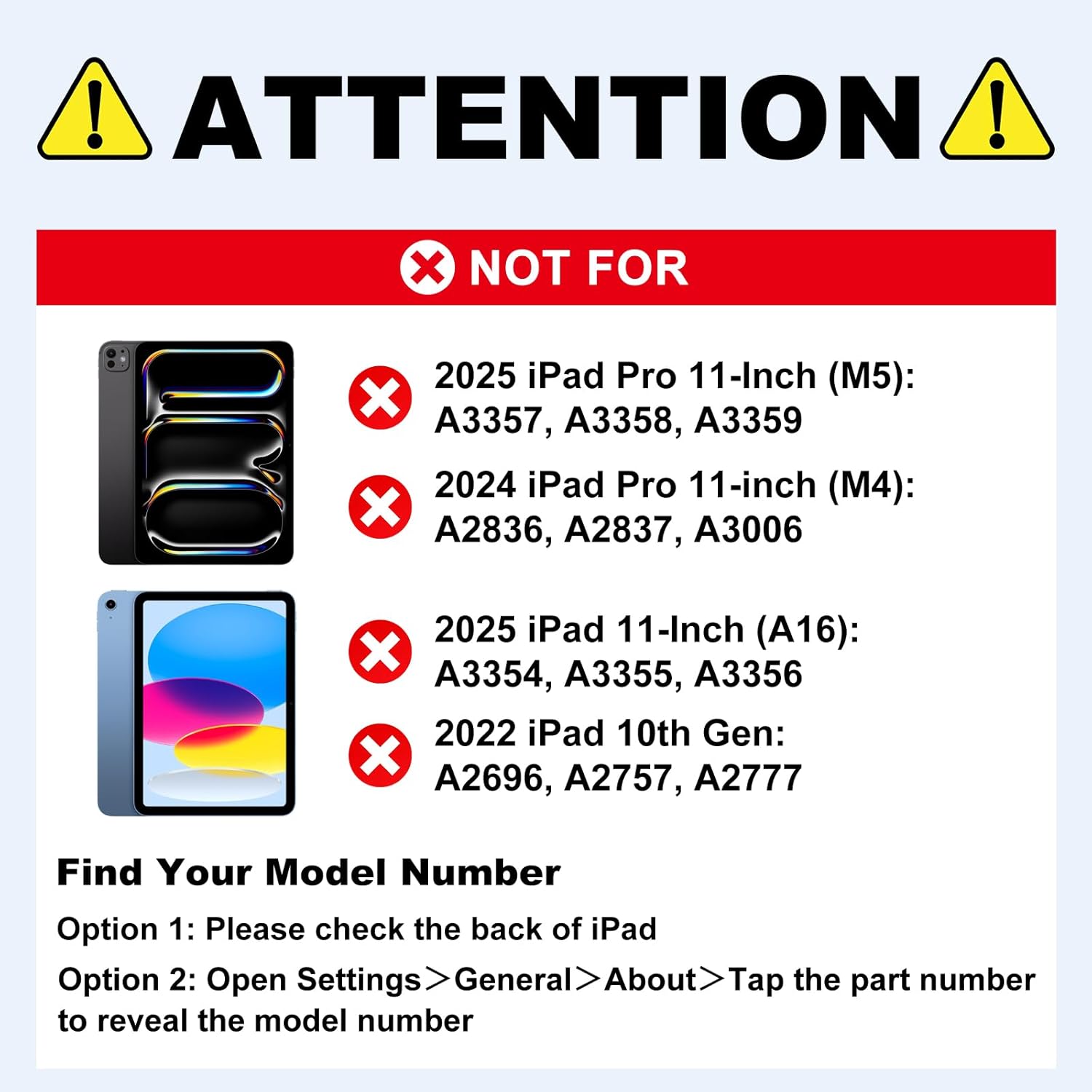 Thumbnail 1 de Keyboard Case for iPad Air 11-inch (M4 2026/M3 2025/M2 2024) & iPad Pro 11-inch — Magnetic Backlit Keyboard with Trackpad