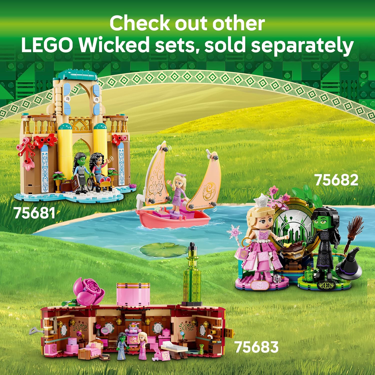 Thumbnail 6 de LEGO Wicked 75684 Welcome to Emerald City Tower Set, 945 Pieces, 5 Figures