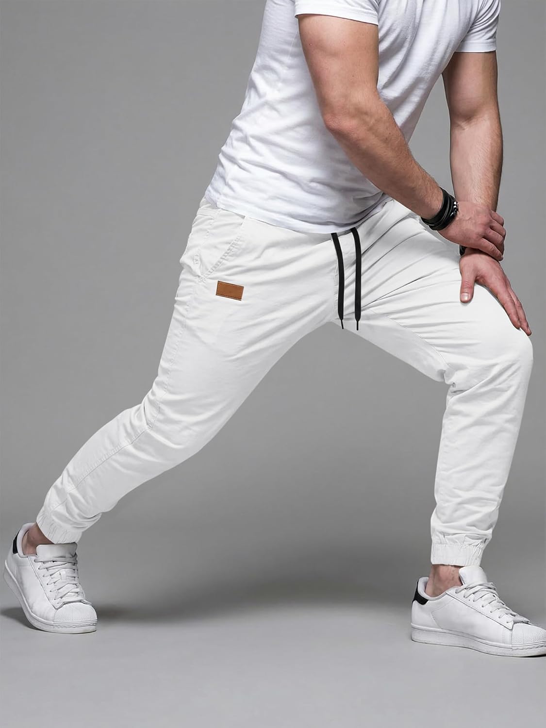 Thumbnail 1 de JMIERR Chino Cargo Jogginghose Herren 94% Baumwolle
