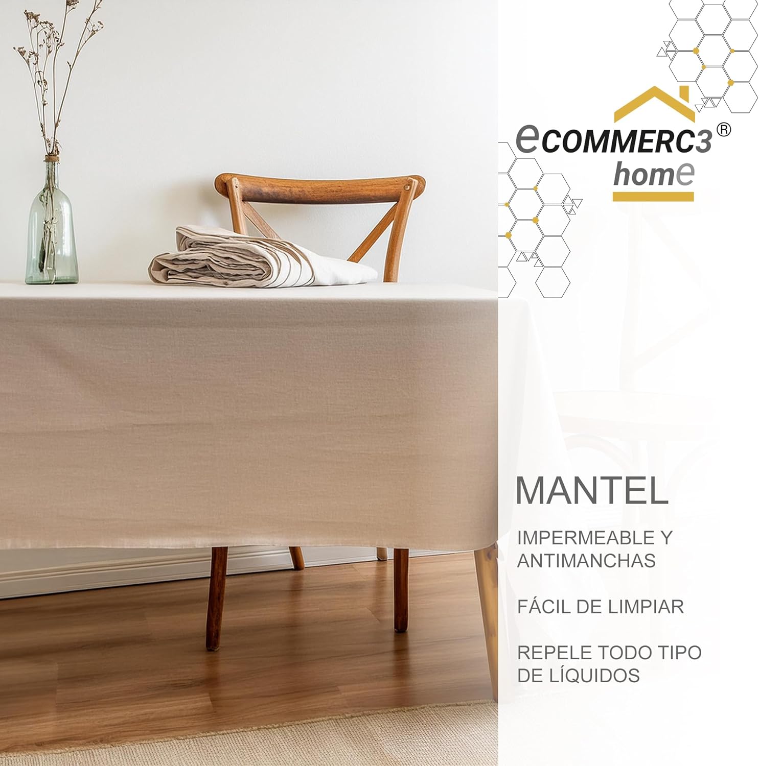 Thumbnail 6 de ECOMMERC3 Mantel Antimanchas 100x140 cm