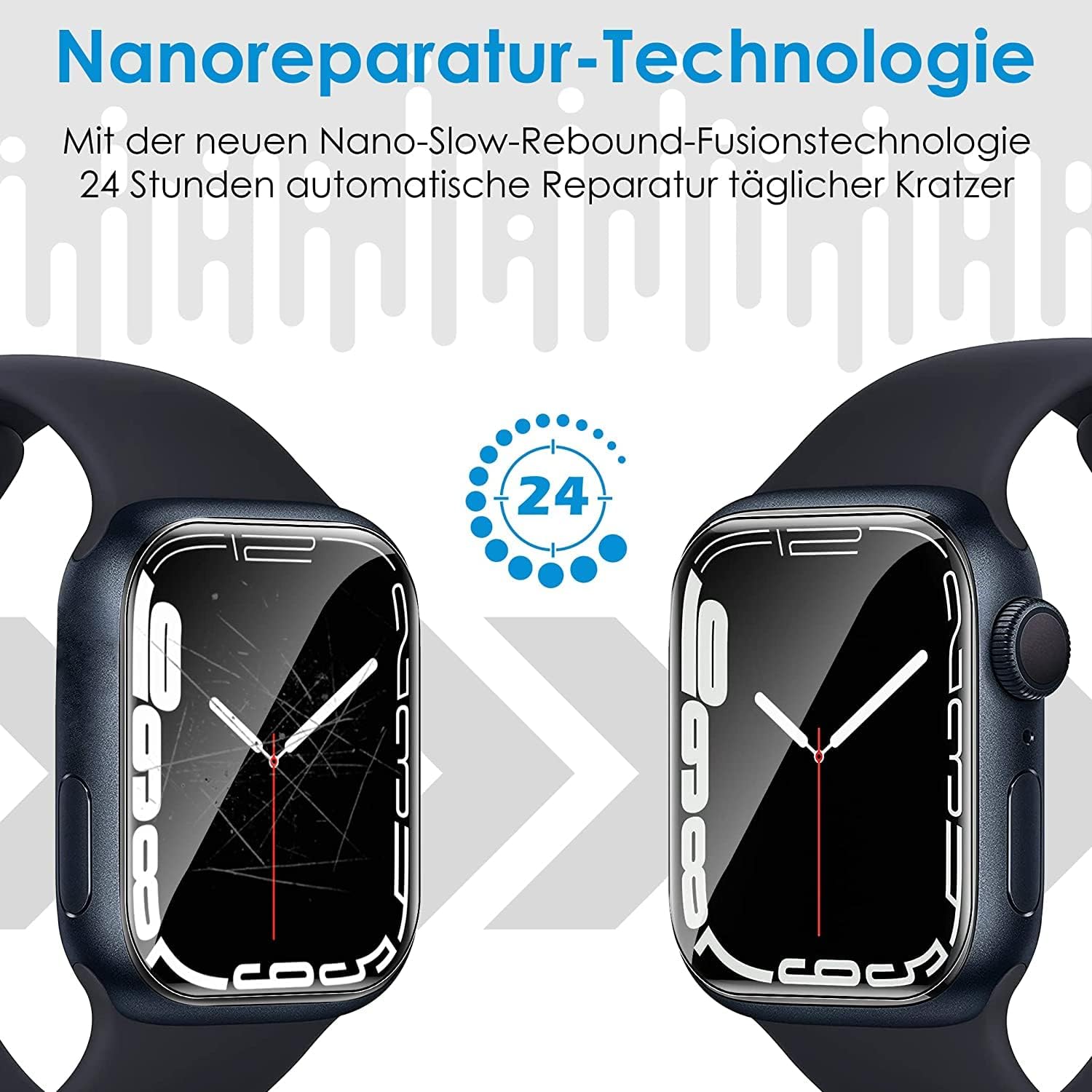 Thumbnail 4 de UniqueMe 44mm Schutzfolie Apple Watch