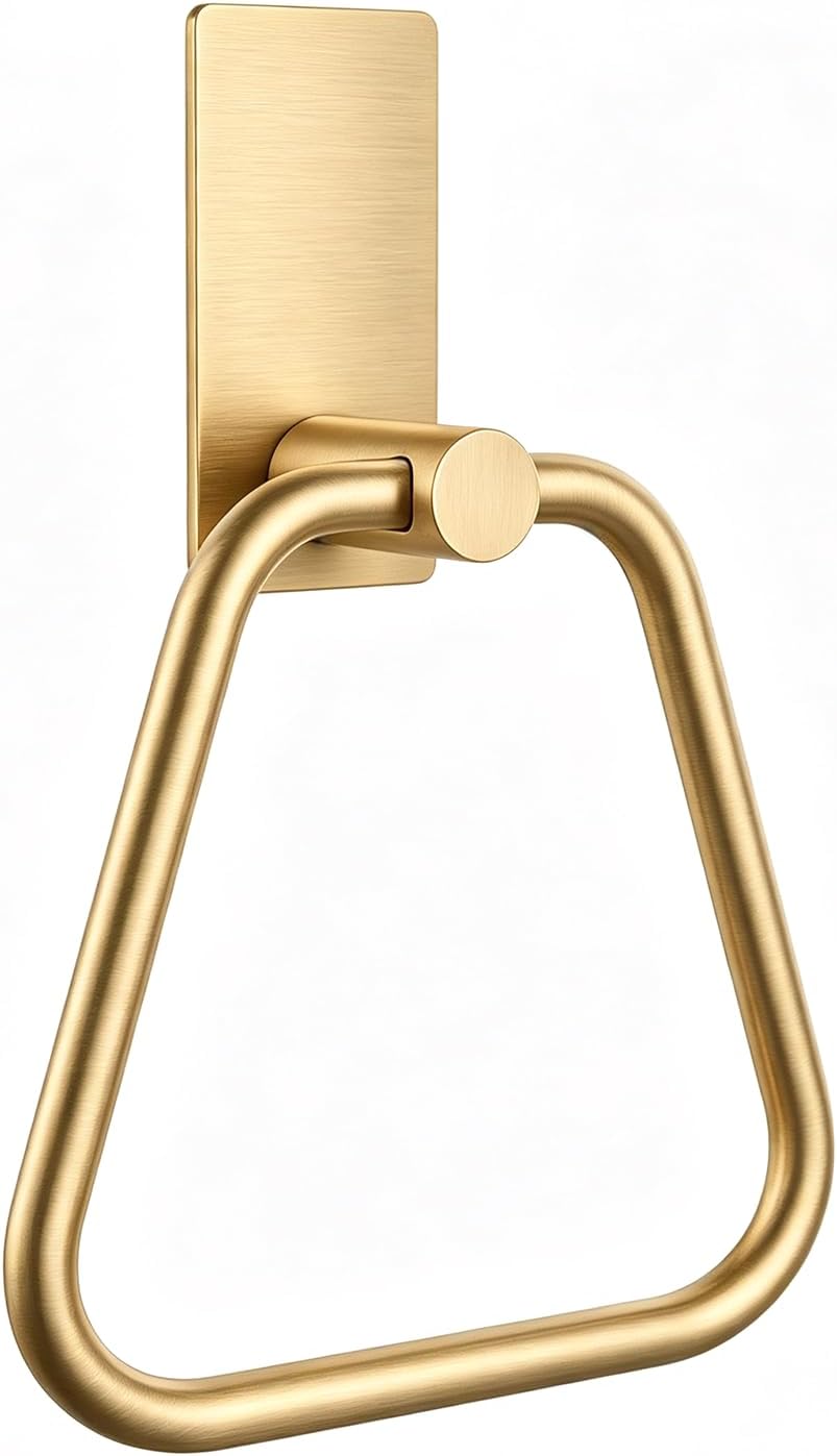 Detalle de SetSail Adhesive Towel Ring, Stainless Steel