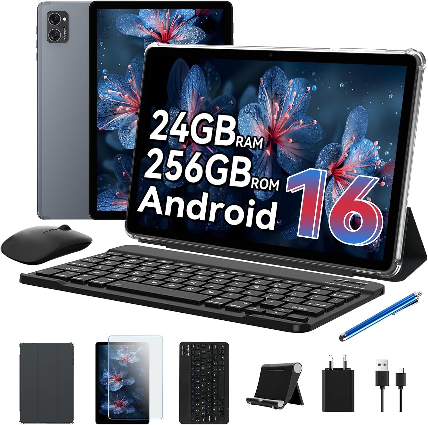 Detalle de TABWEE T20 Tablet Android 16 con Tastiera: potenza, stile e versatilità 10