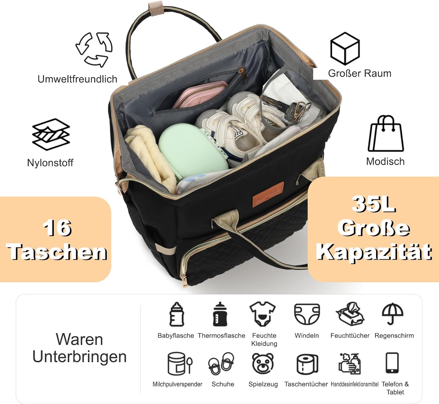 Detalle 2 de ROSEGIN Wickelrucksack Groß 35L