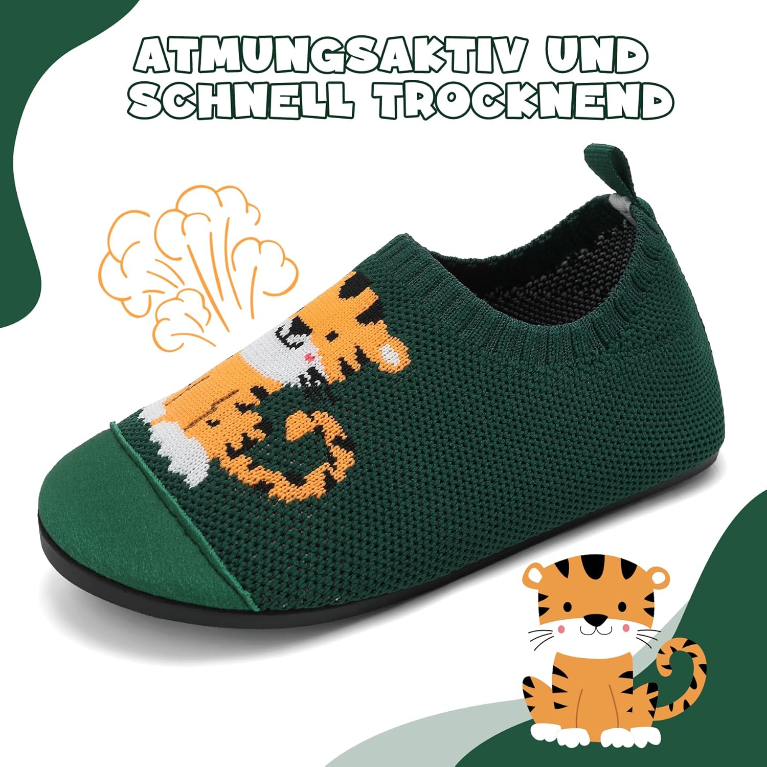 Thumbnail 1 de VOLHAL Hausschuhe für Kinder – atmungsaktiv, rutschfest und einfach an- und auszuziehen
