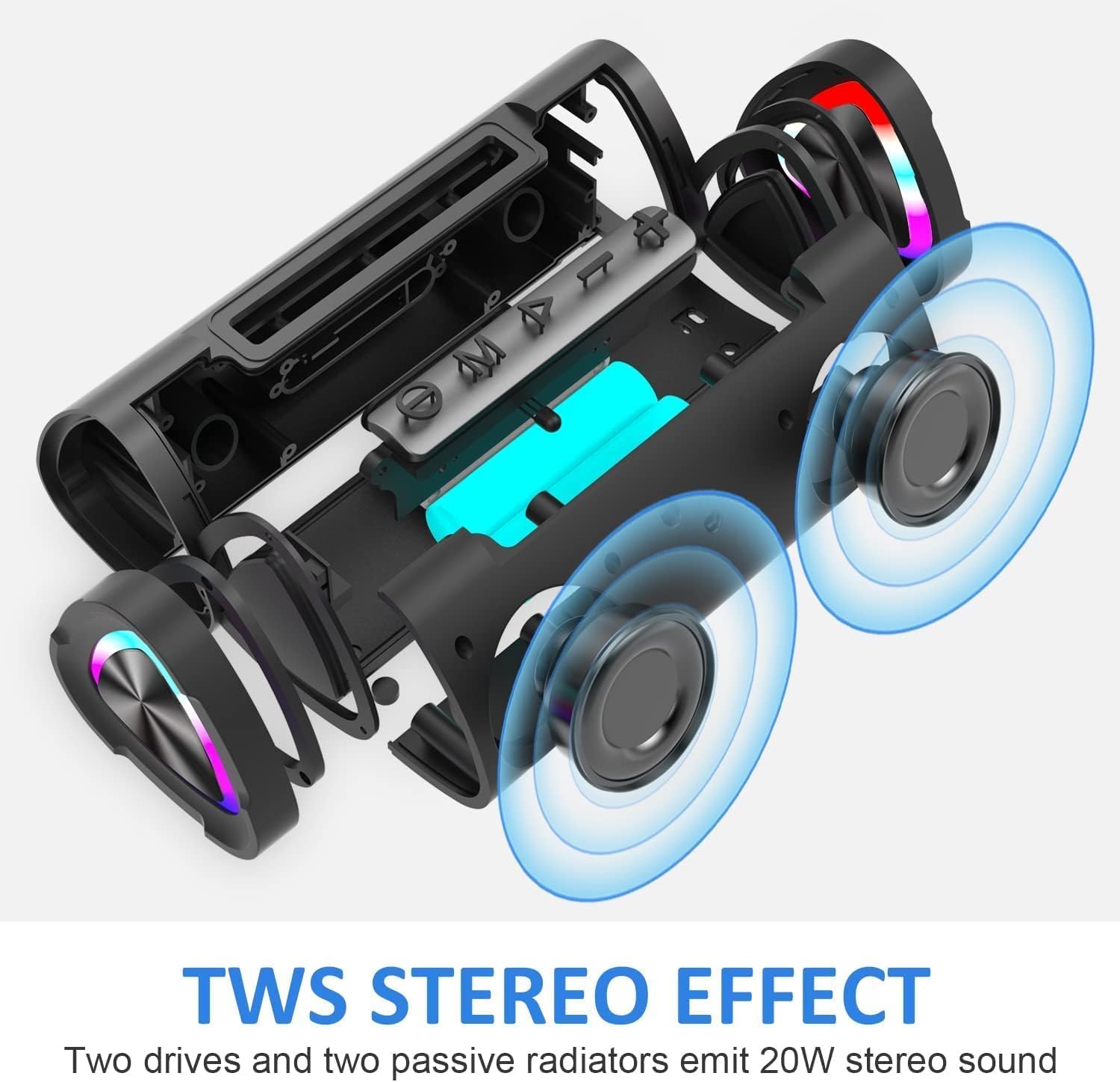 Detalle de Vanzon V40 Bluetooth Speaker