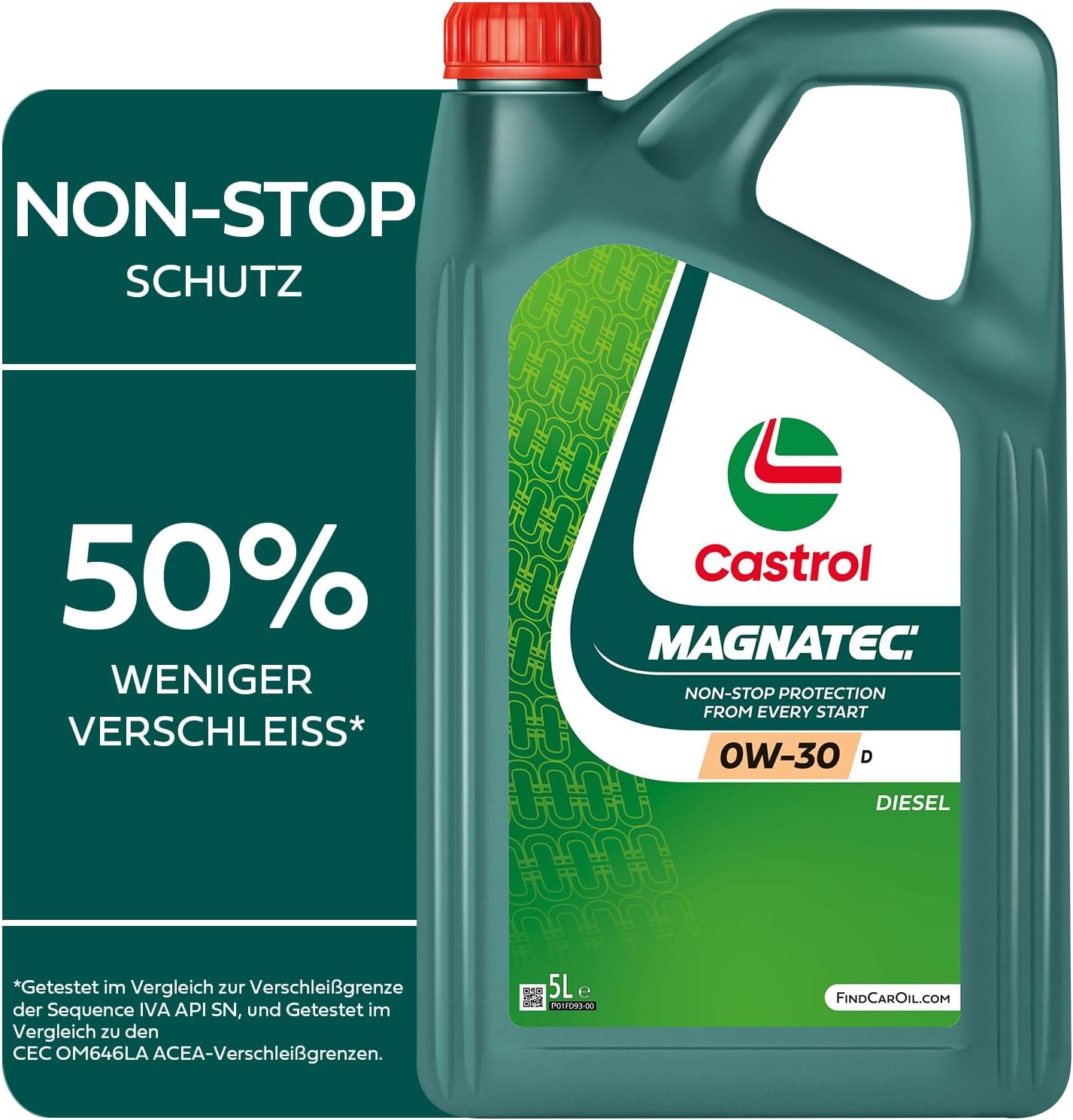Detalle de Castrol MAGNATEC Motoröl 0W-30 5 L 🛢