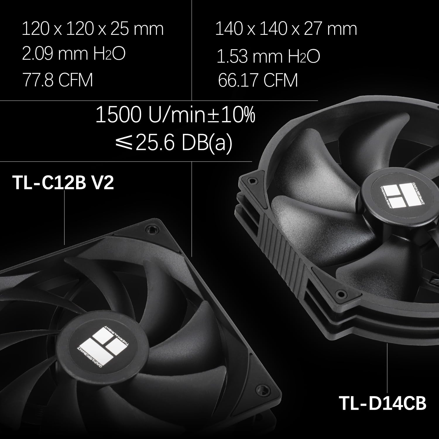 Detalle de TR-Thermalright Peerless Assassin 140 Black – Dual-Tower CPU-Kühler mit 6 Heatpipes, 120/140 mm Lüfter, kompatibel mit AM4/AM5 und Intel-LGA-Sockets