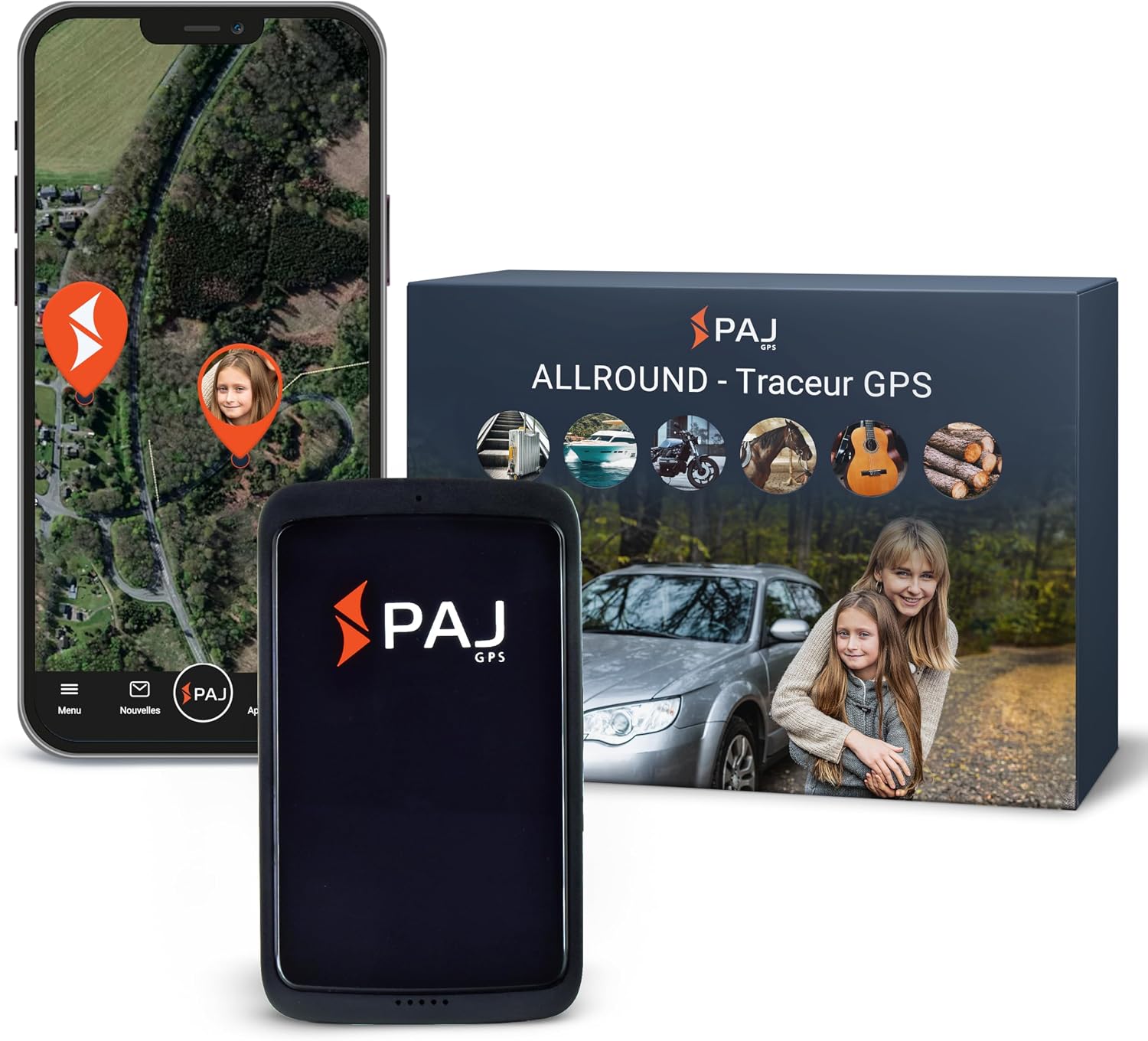 Detalle de PAJ GPS Allround Finder traceur GPS 20 jours