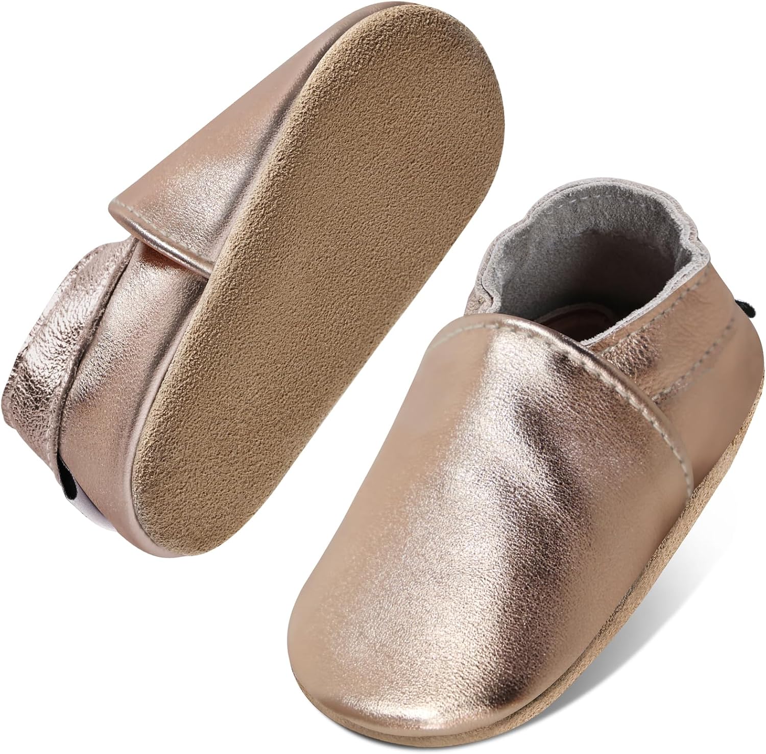 Thumbnail 6 de IceUnicorn Krabbelschuhe Baby – Weiches Leder, elastischer Knöchelriemen, perfekte Begleiter für Krabbel- und Lauflernzeiten