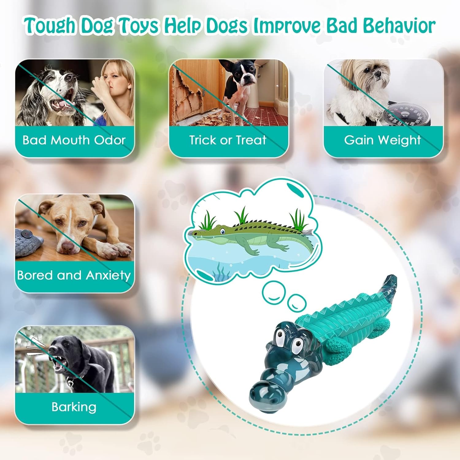Thumbnail 6 de Aleath Large Dog Chew Toy for Aggressive Chewers
