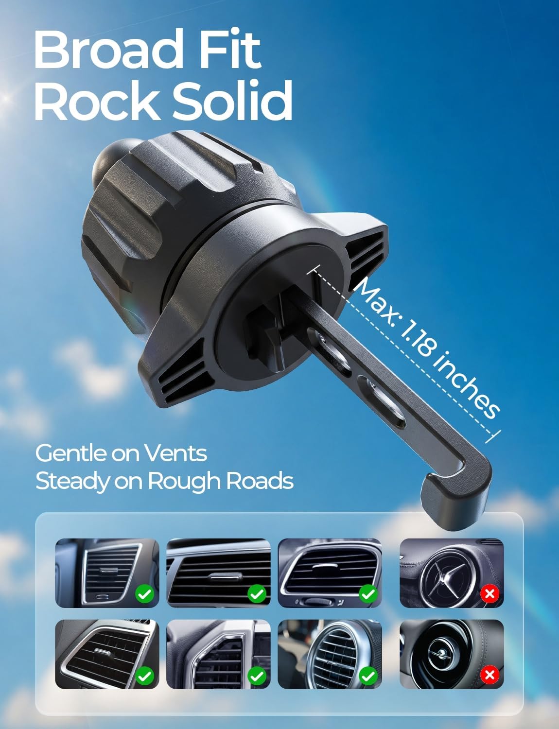 Thumbnail 3 de LISEN MagSafe Car Mount 2026 for iPhone
