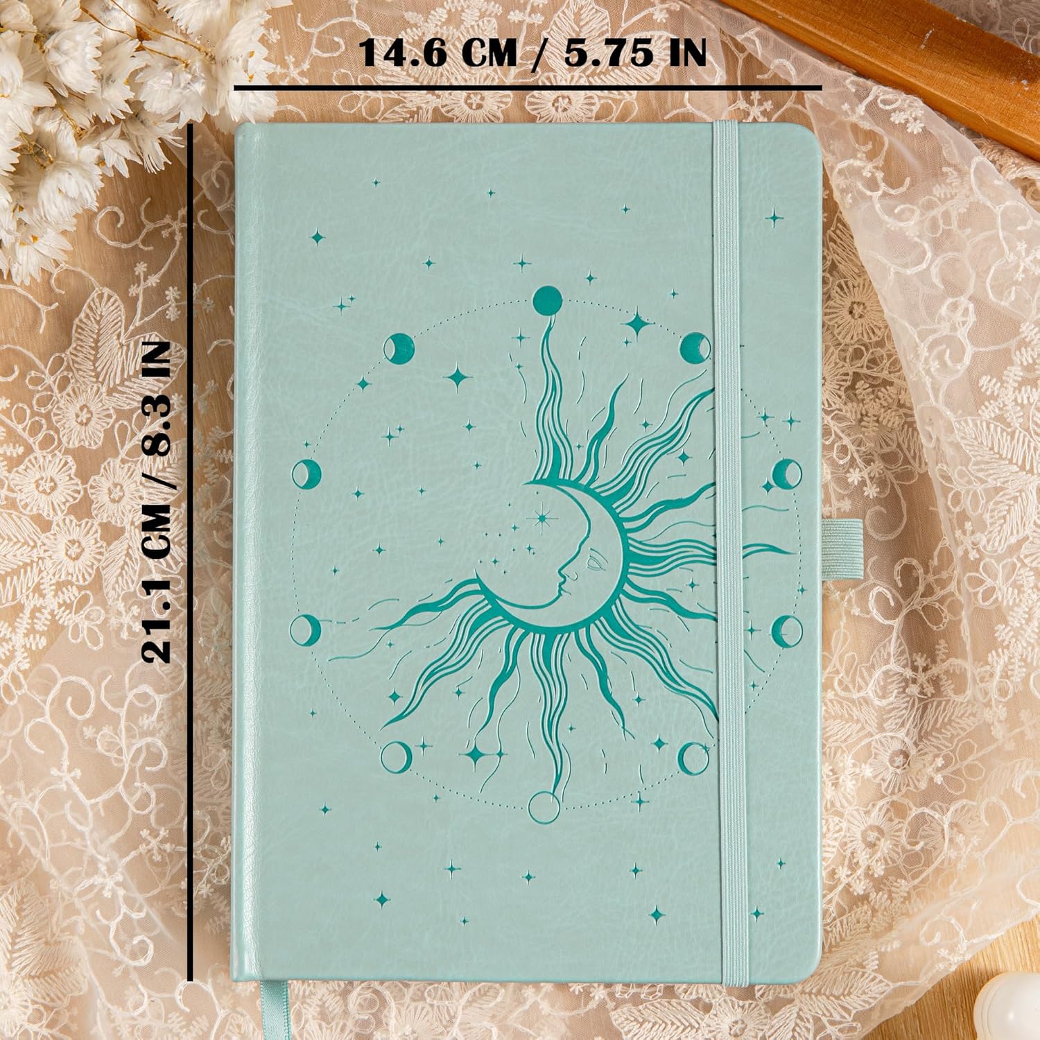 Thumbnail 1 de MGGAO Sun & Moon A5 journal 318 pages 📒