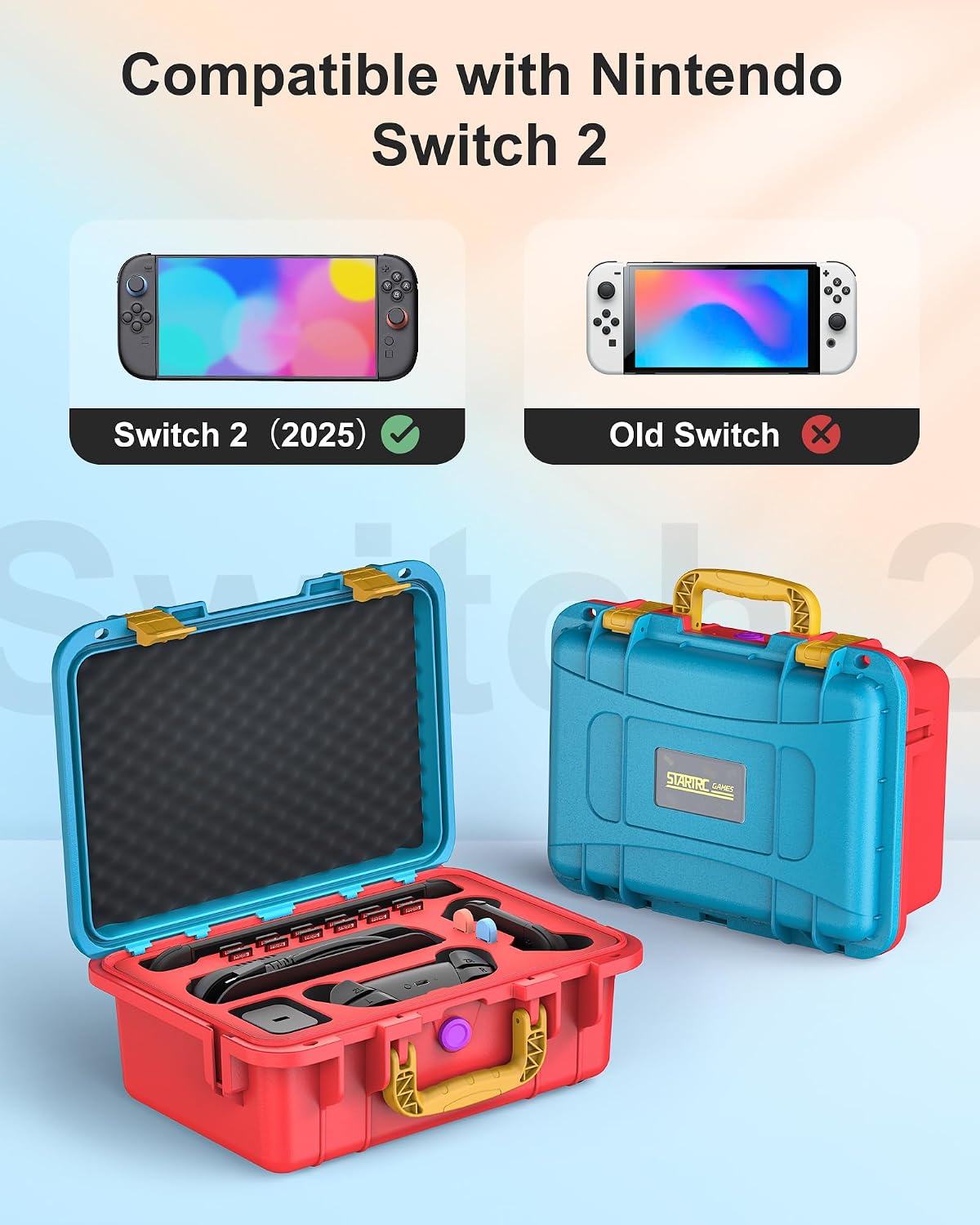 Detalle de STARTRC GAMES Switch 2 Hartschalen-Tasche IP67