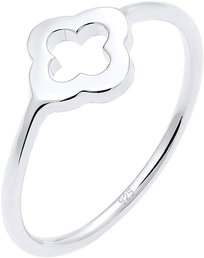 Detalle de Elli Ring Kleeblatt 925 Sterling Silber 💍