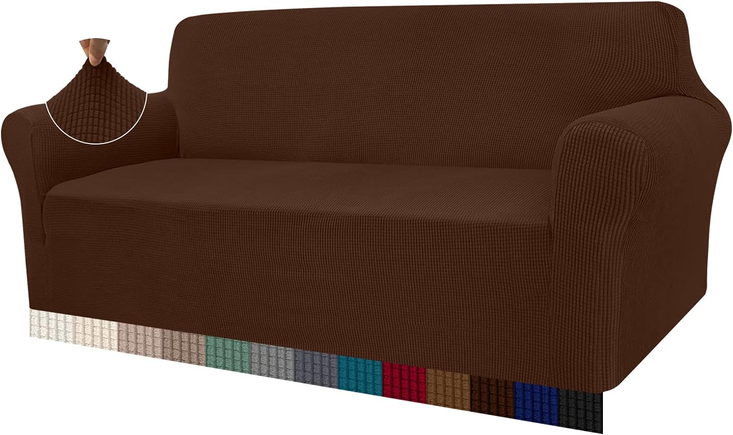 Thumbnail 5 de Granbest Copridivano ad alta elasticità 3 posti in jacquard, colore cachi