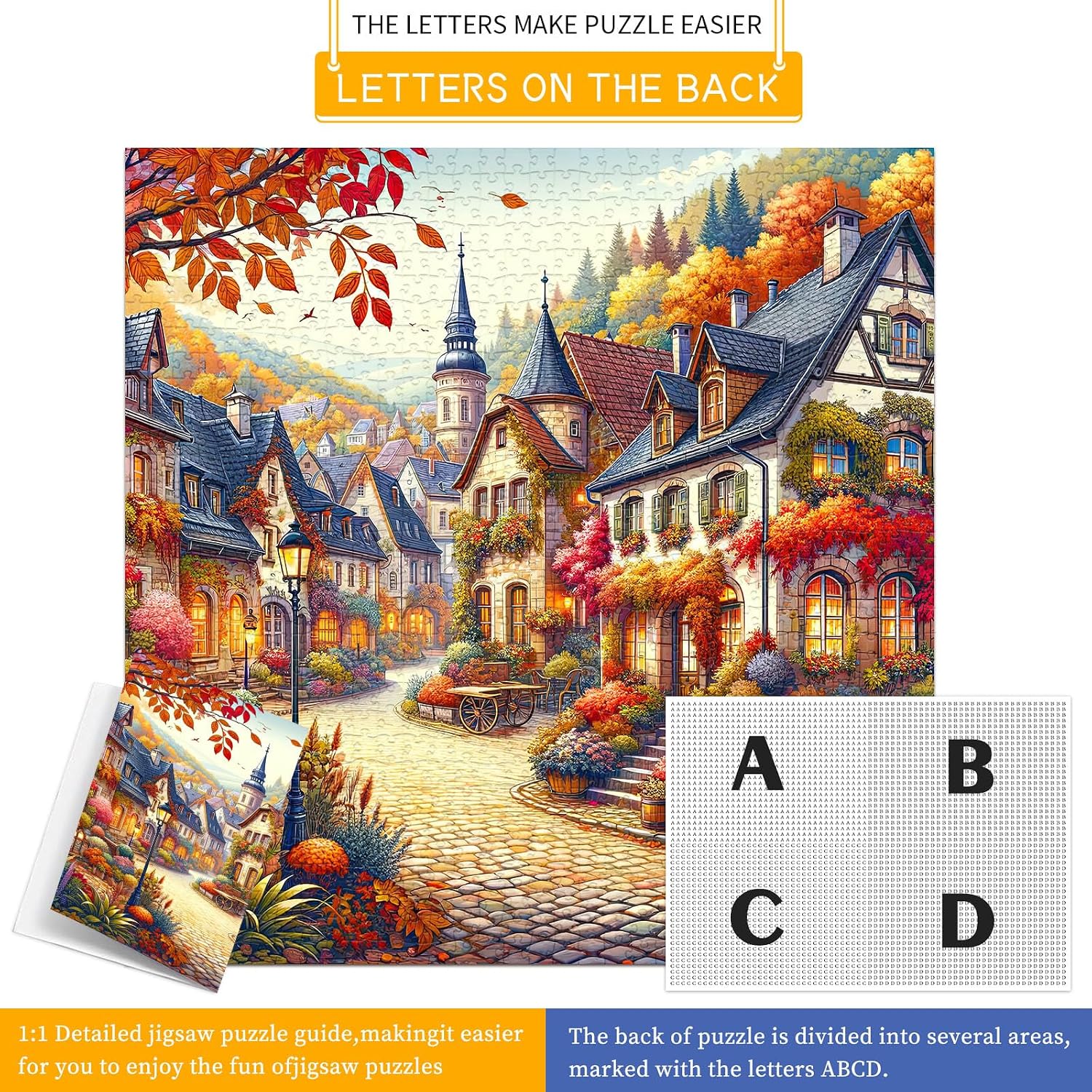 Detalle 2 de HUADADA Jigsaw Puzzles 1024 Pieces for Adults